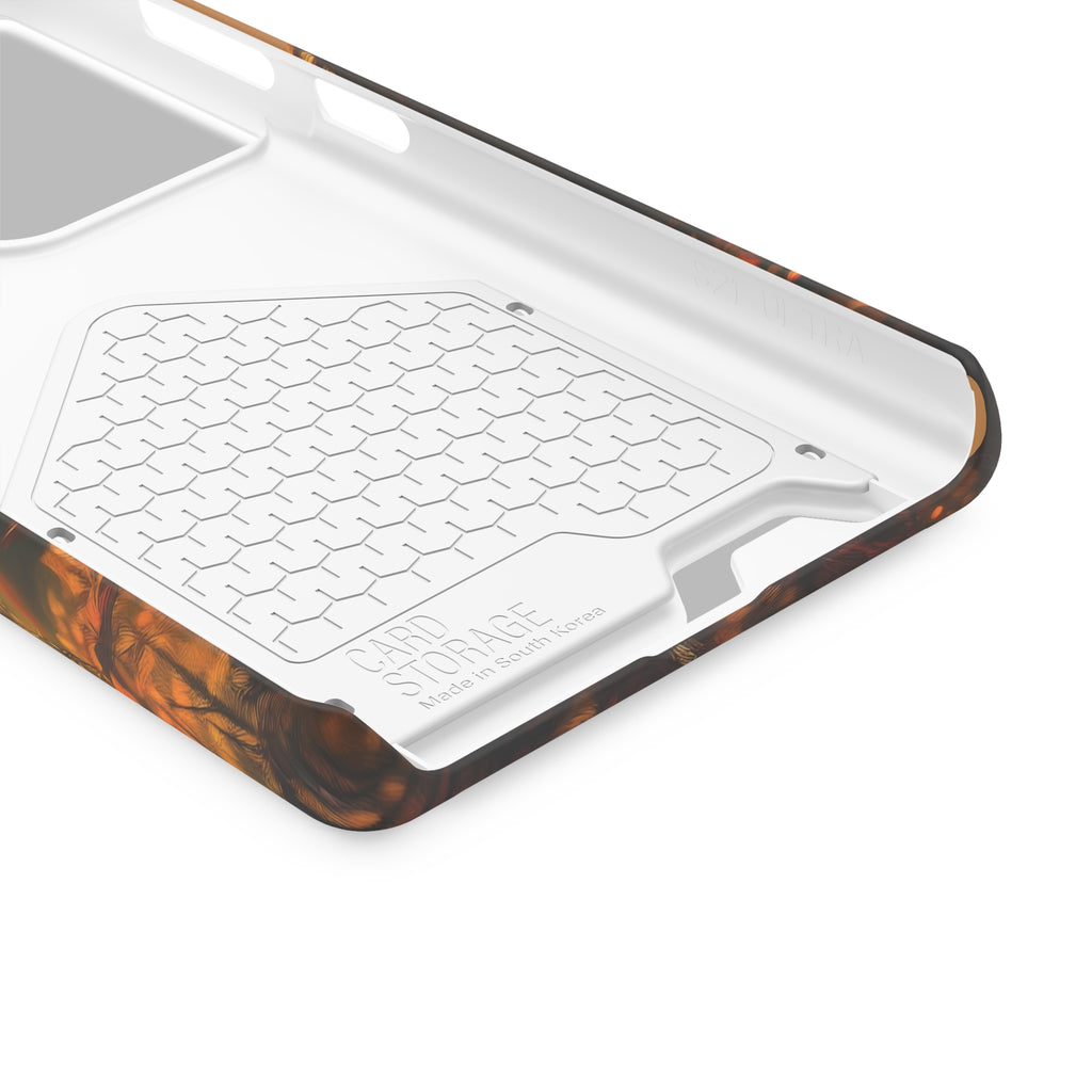 Pitbull Autumn Phone Case with Card Holder