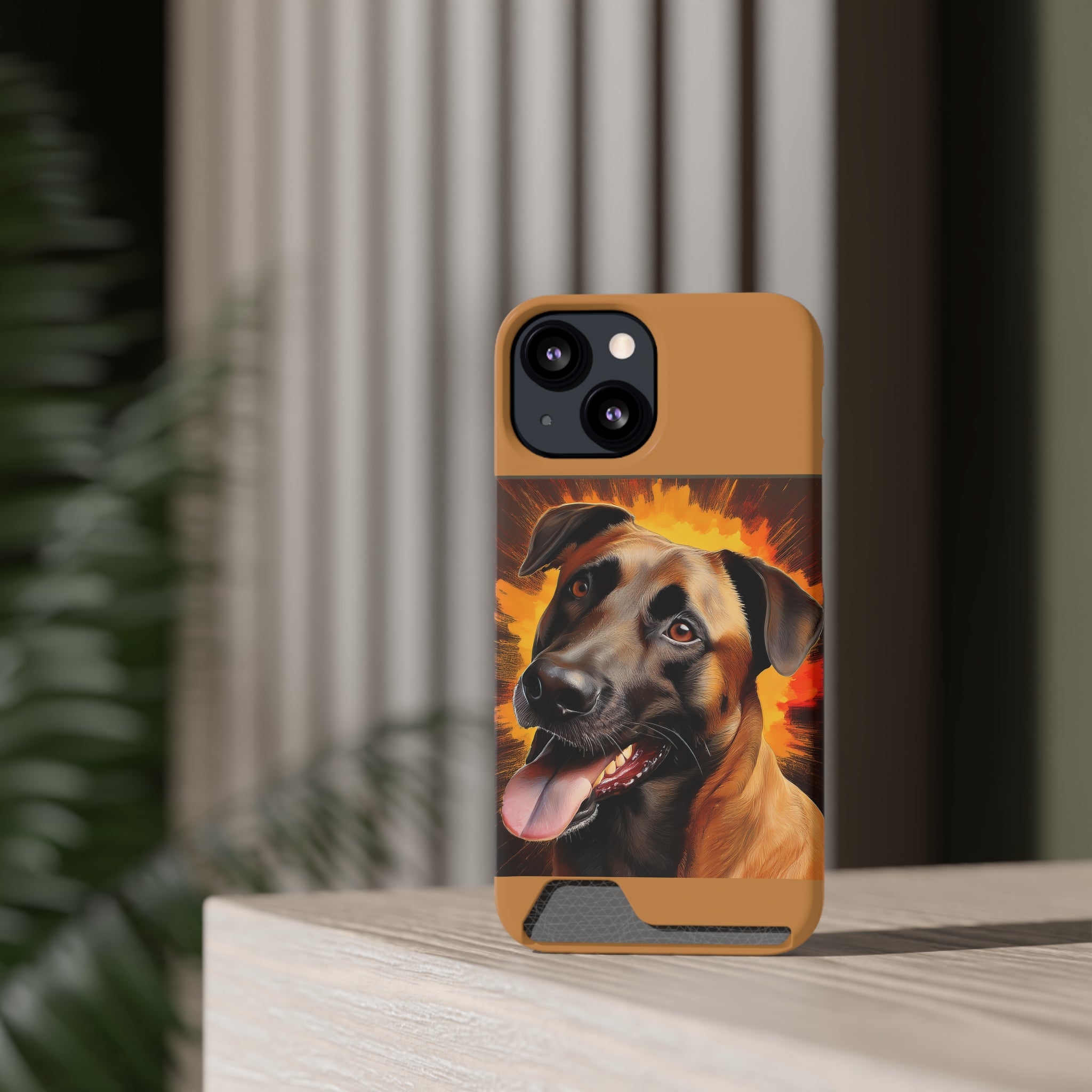 Belgian Malinois Shepherd Phone Case with Card Holder