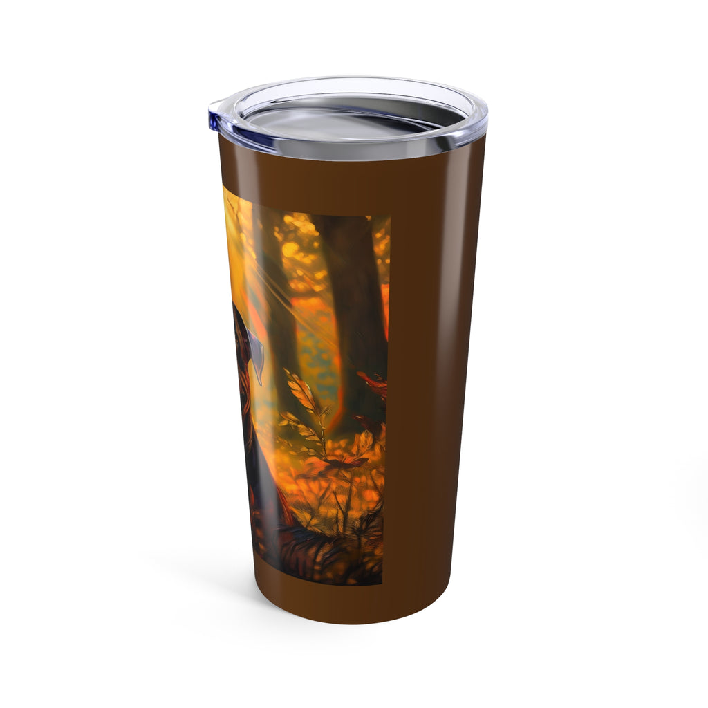 Pitbull Brindle Autumn Tumbler 20oz