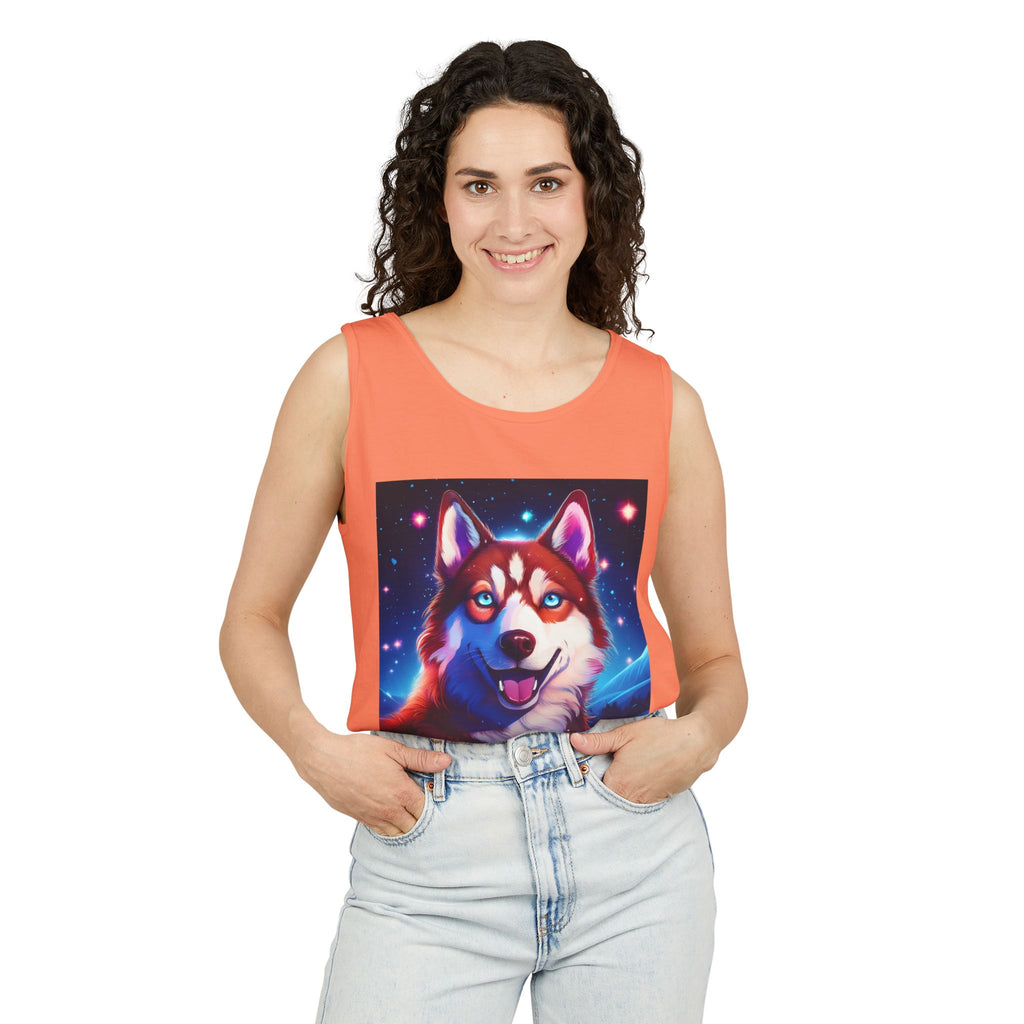 Eskimo Husky Unisex Tank Top