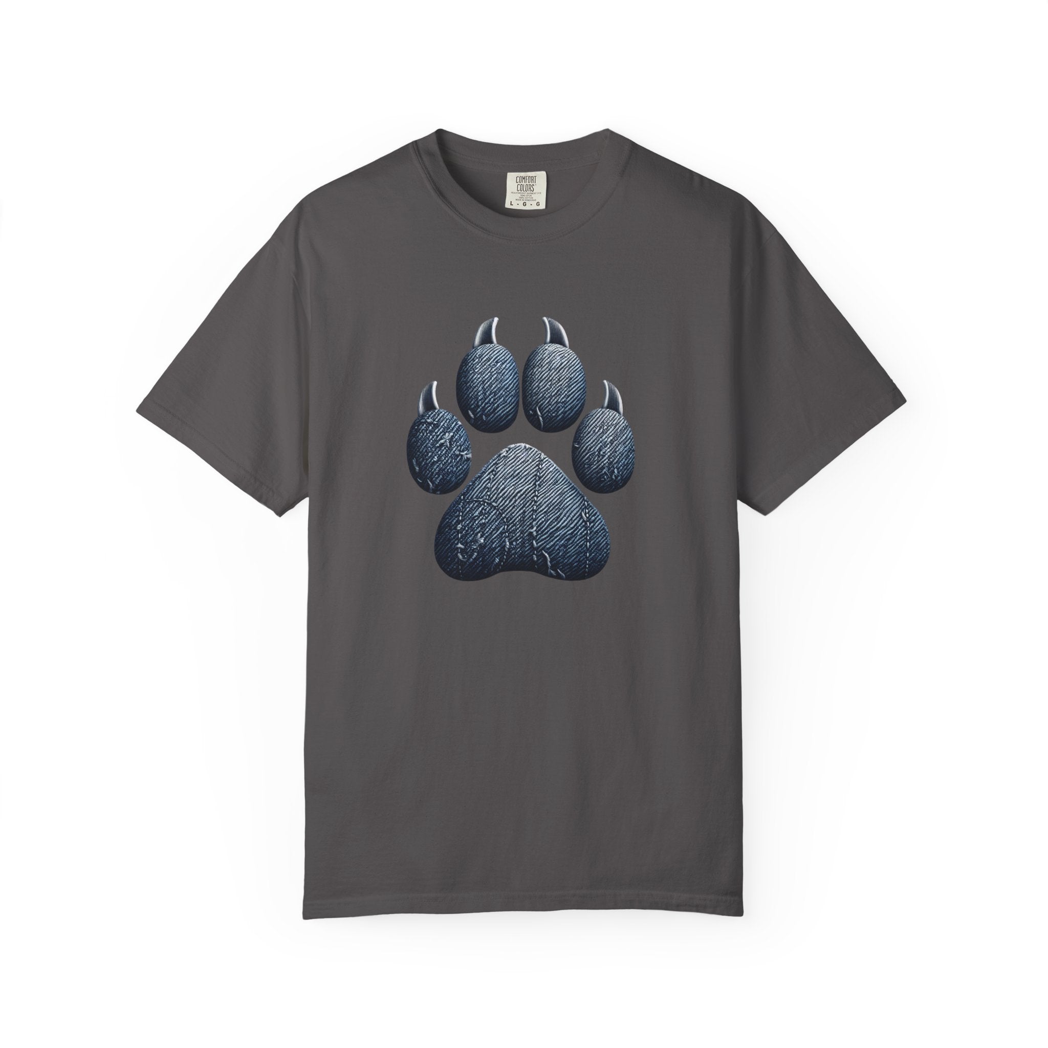Denim Paw Unisex Garment-Dyed T-shirt