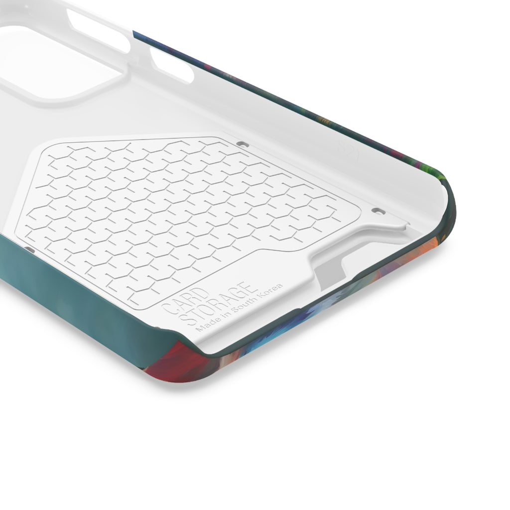 Boxer Rainbow Sky Phone Case with Card Holder