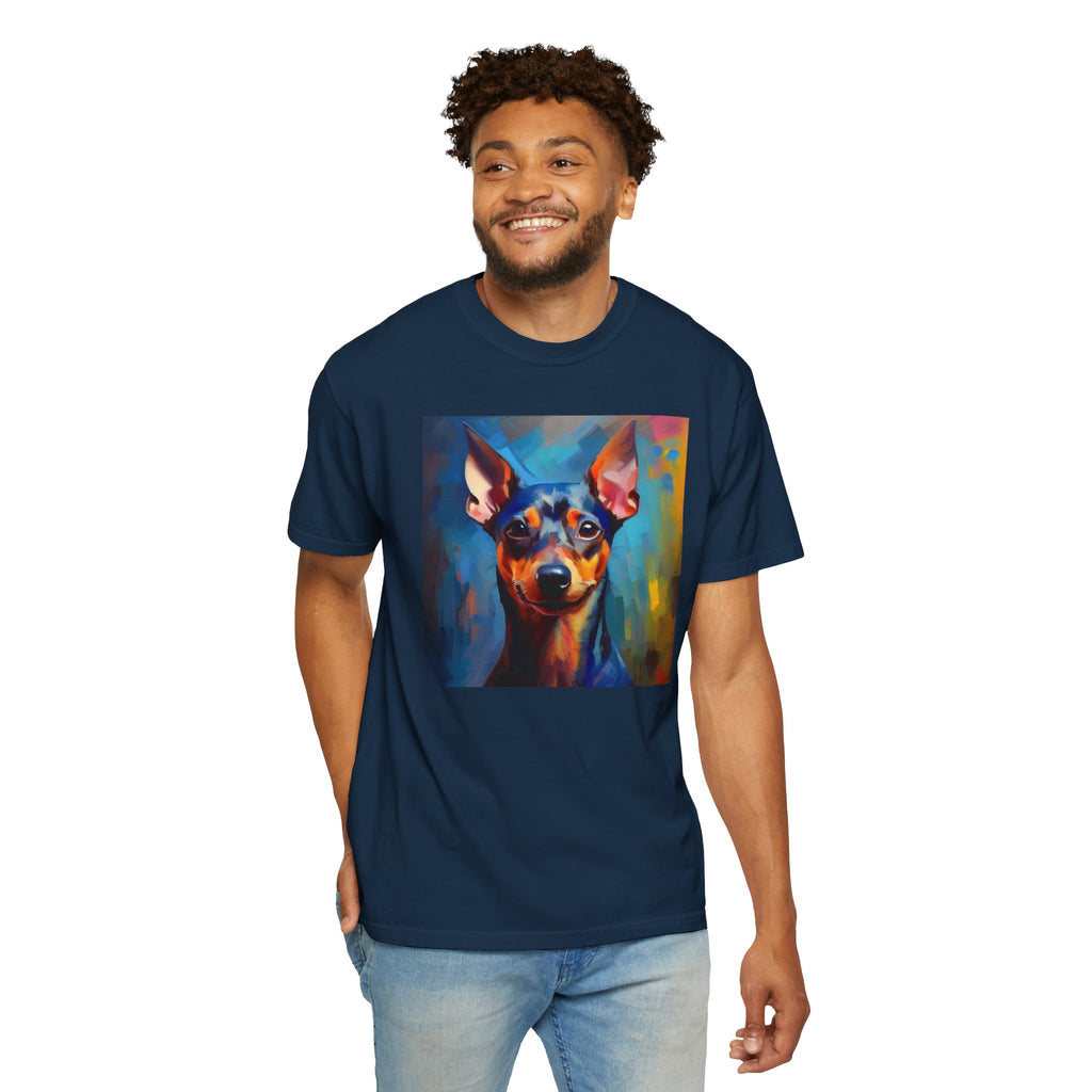 Miniature Pinscher Unisex Garment-Dyed T-shirt