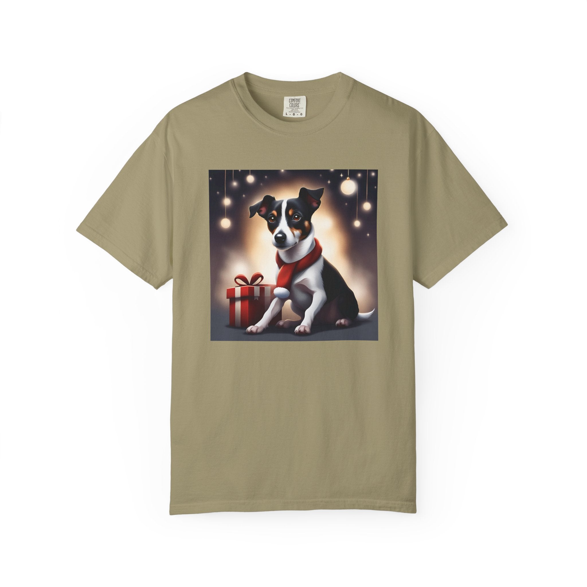 Jack Russel Holiday Unisex Garment-Dyed T-shirt