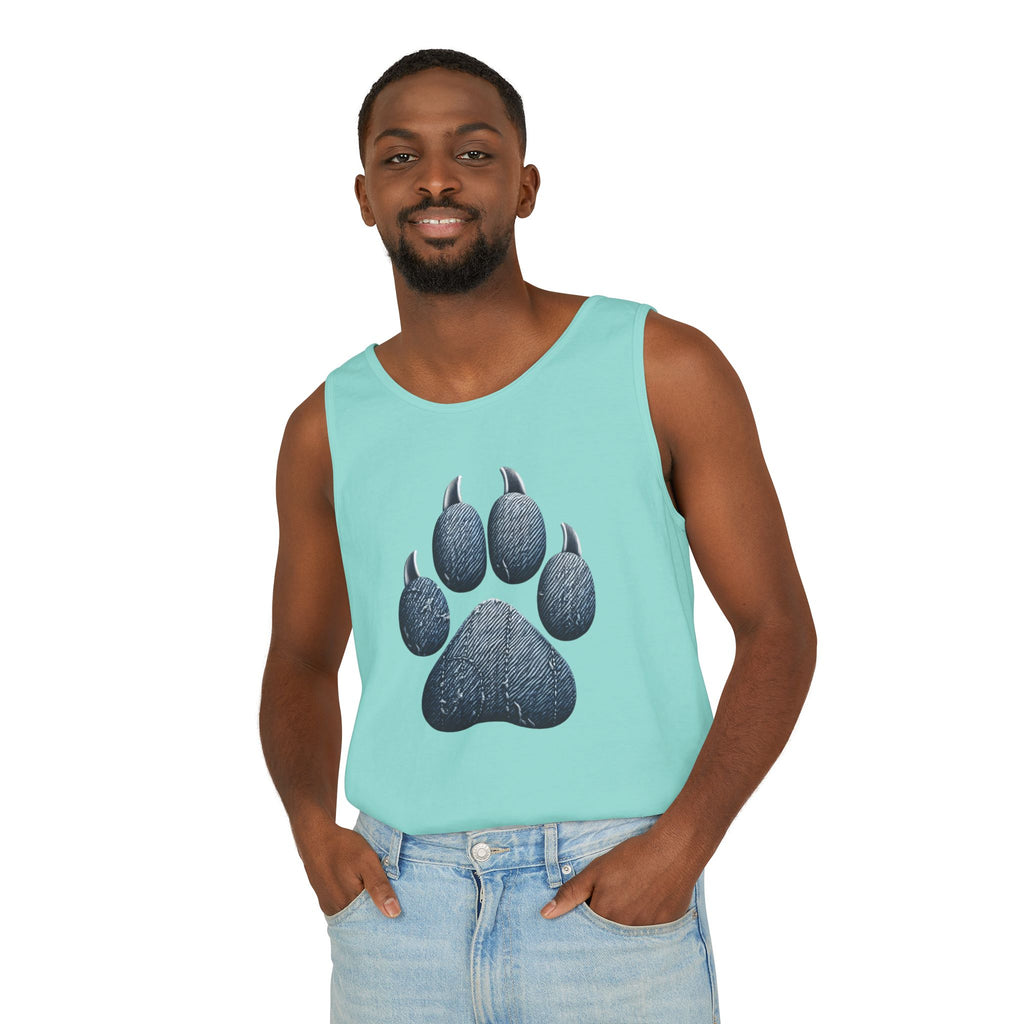 Denim Paw Unisex Tank Top