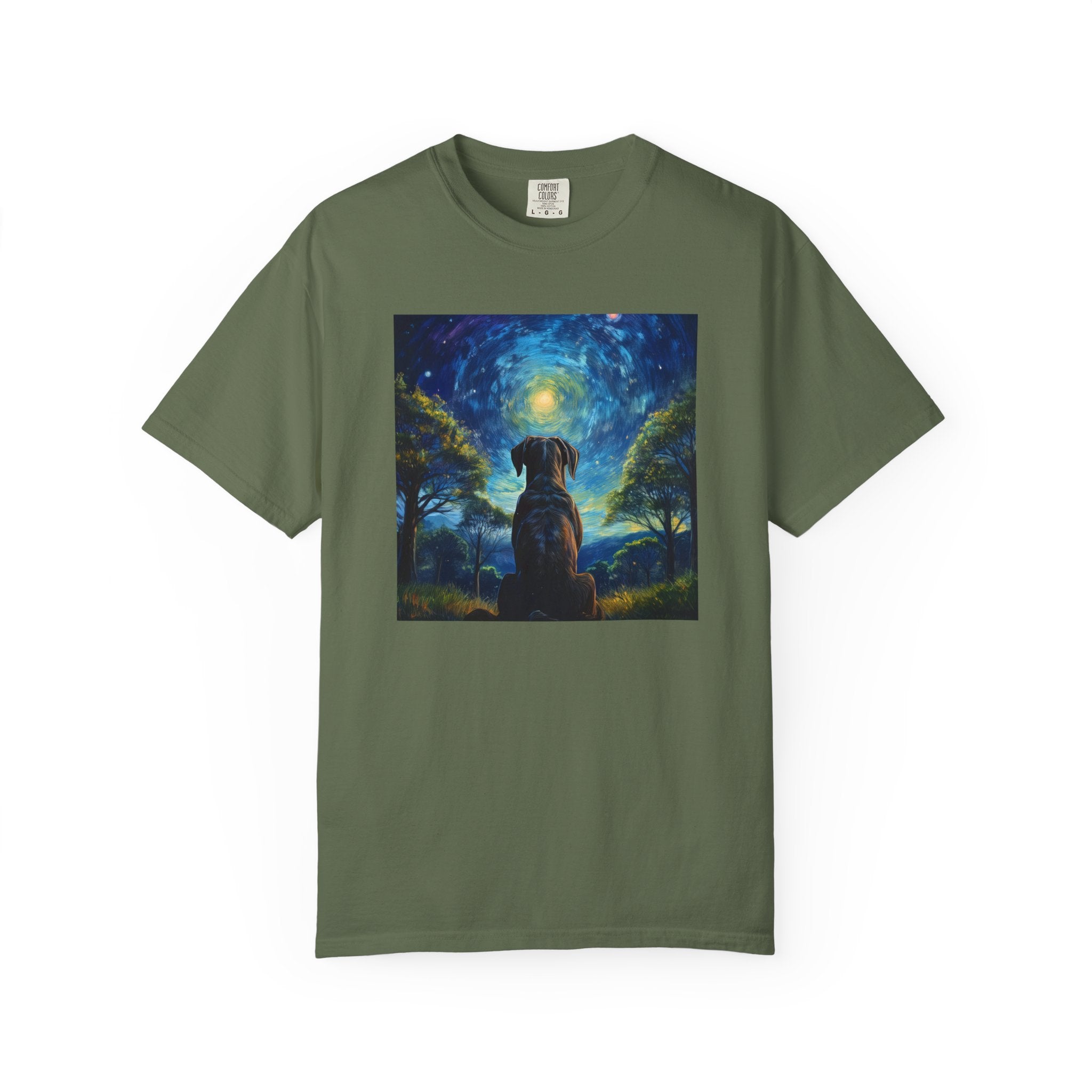 Moonlit Thoughts Unisex Garment-Dyed T-shirt