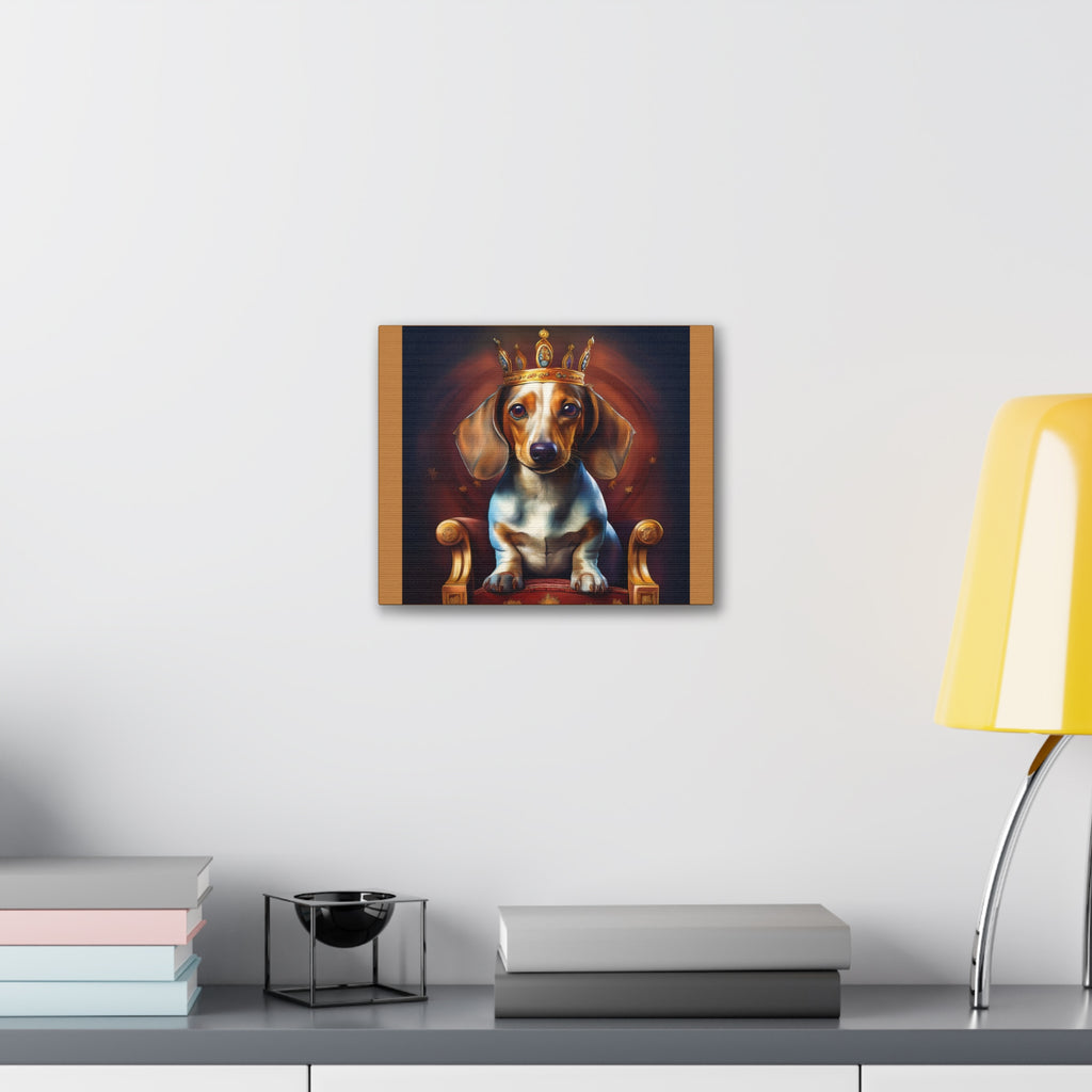 Dachshund Royal Canvas Painting