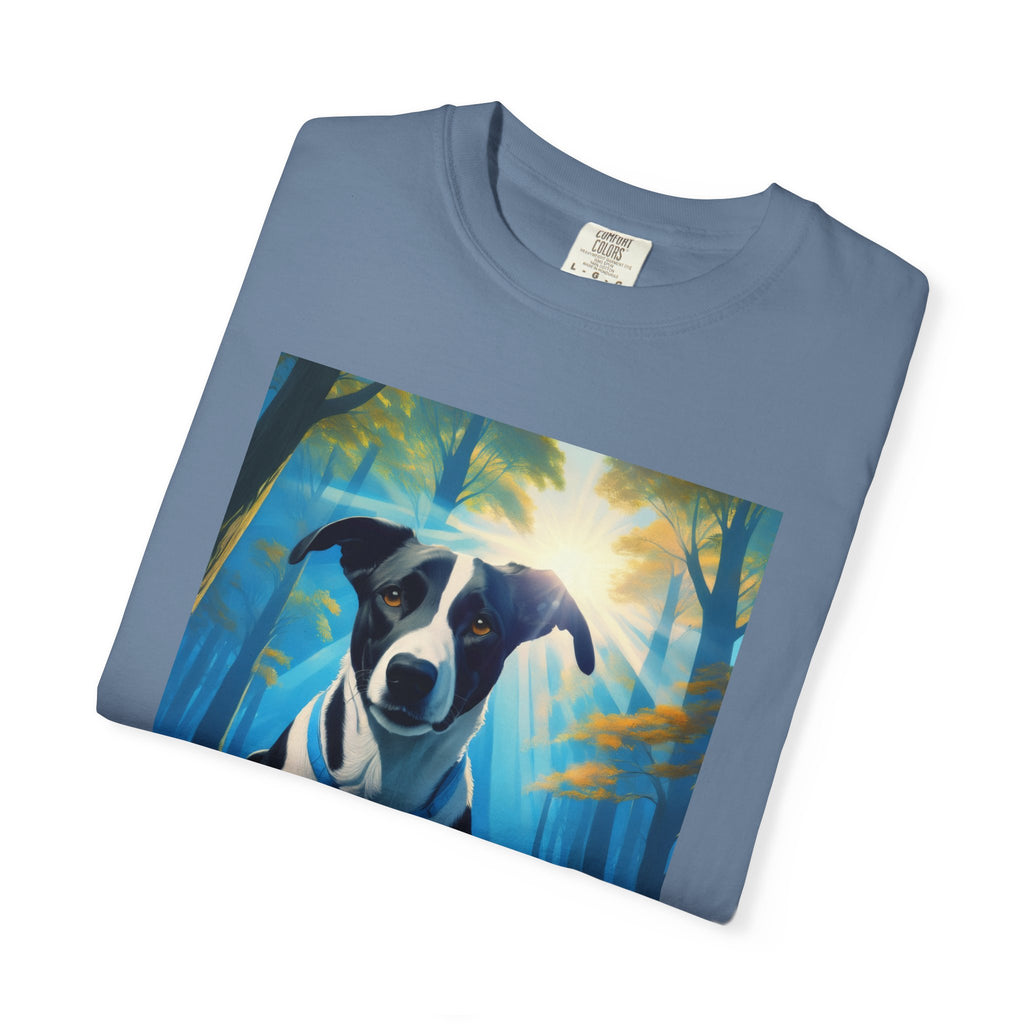 Coonhound Forest Unisex Garment-Dyed T-shirt