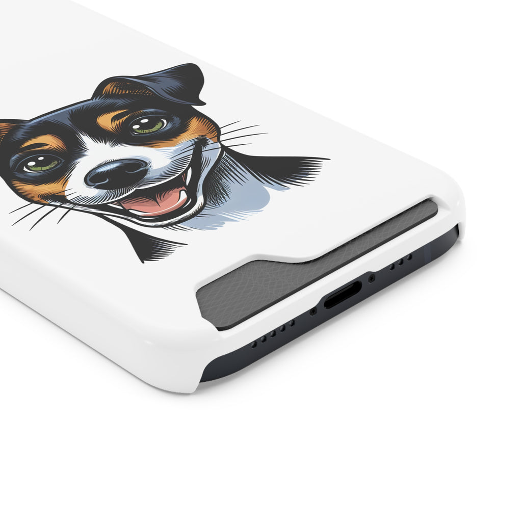 Jack Russel Phone Case with Card Holder