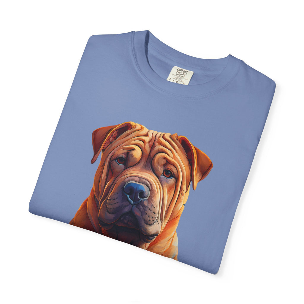 Shar Pei Unisex Garment-Dyed T-shirt