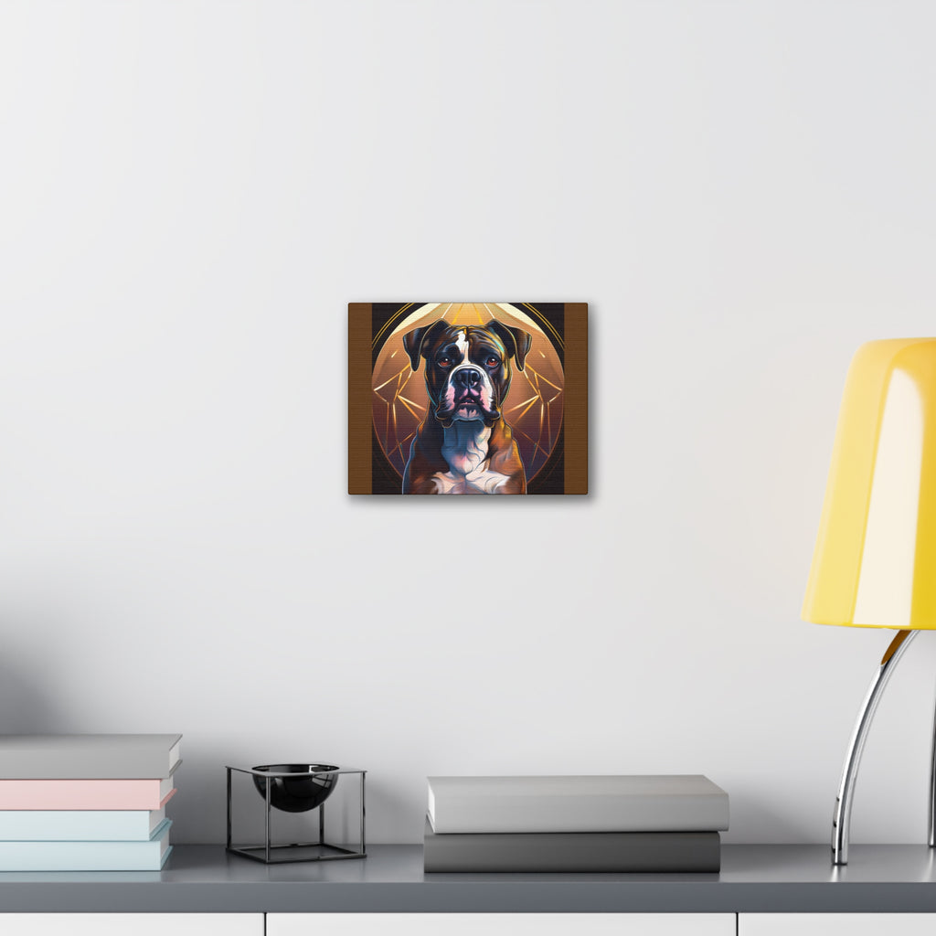Brindle Gold Canvas Painting