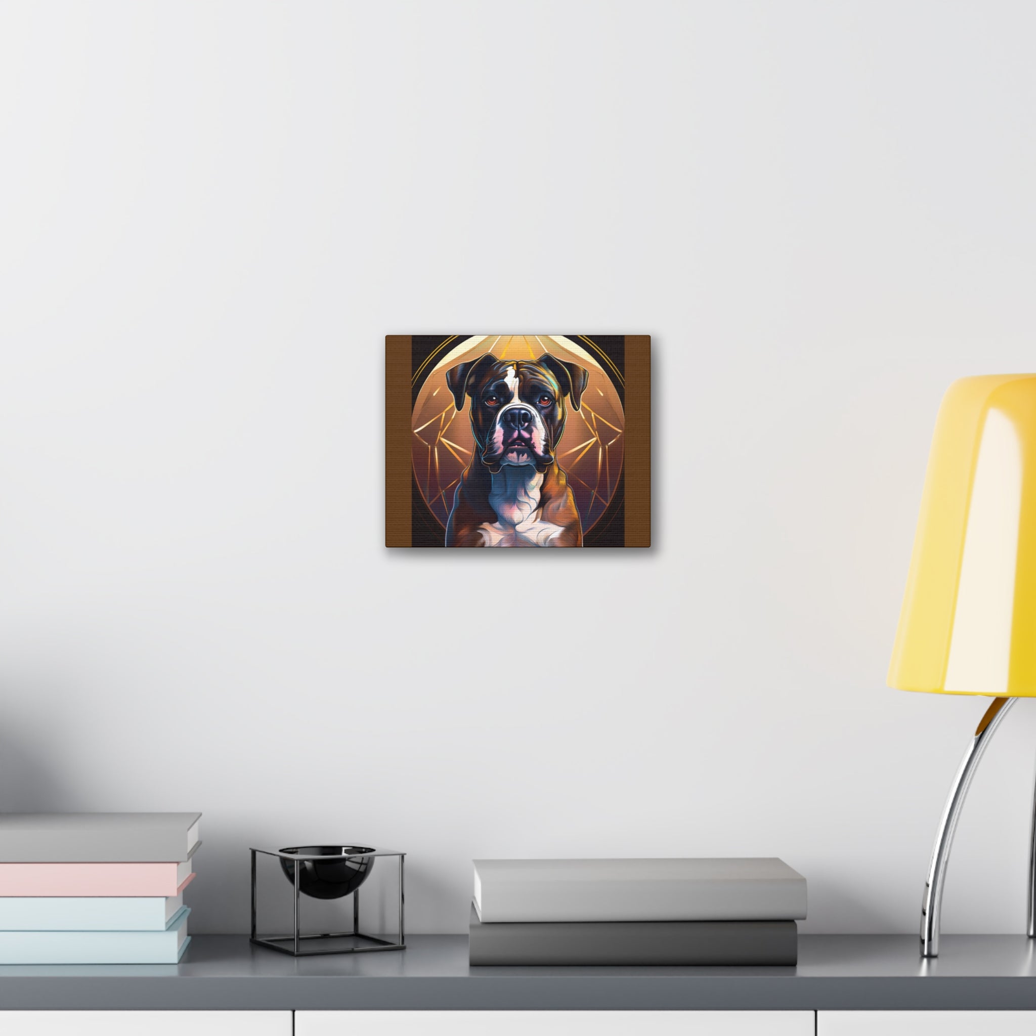 Brindle Gold Canvas Painting