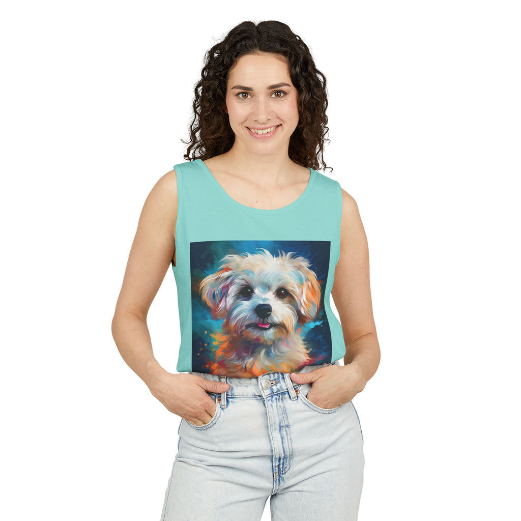 Maltese Unisex Tank Top