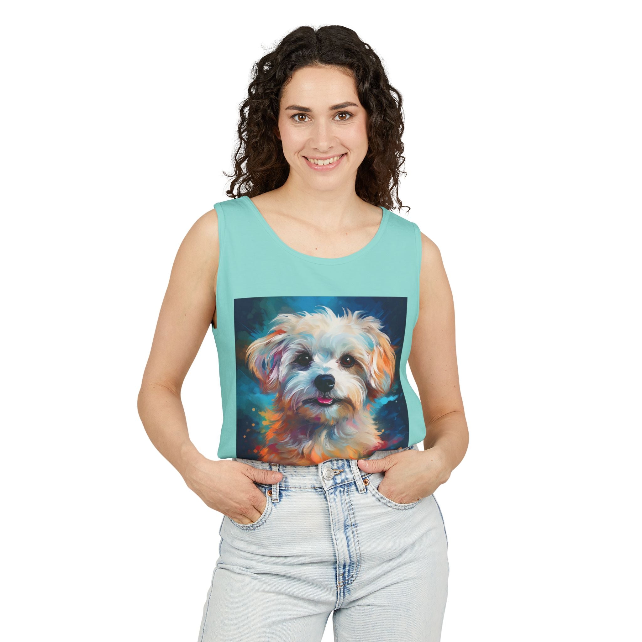 Maltese Unisex Tank Top