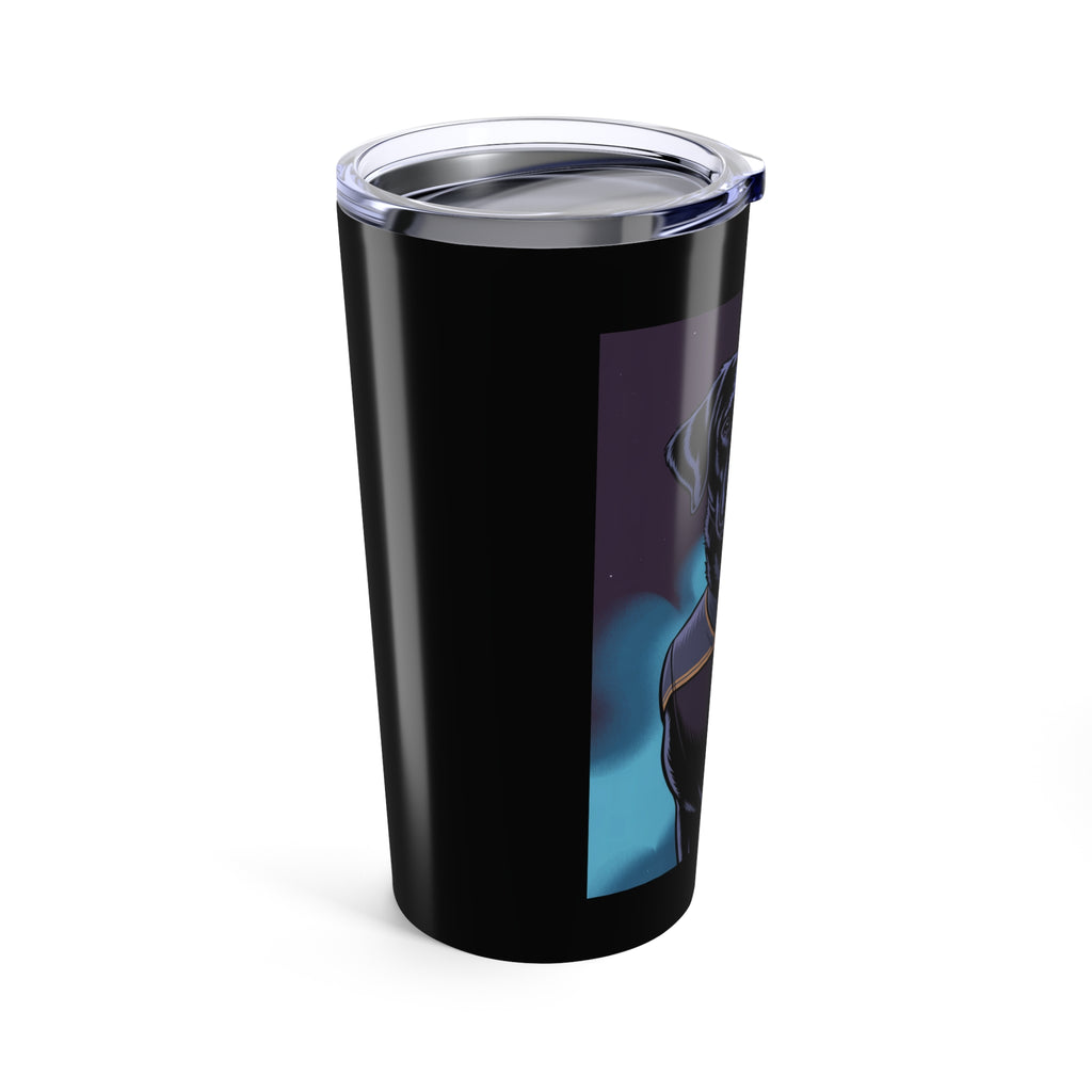 Black Lab Dog-Fleet Tumbler 20oz