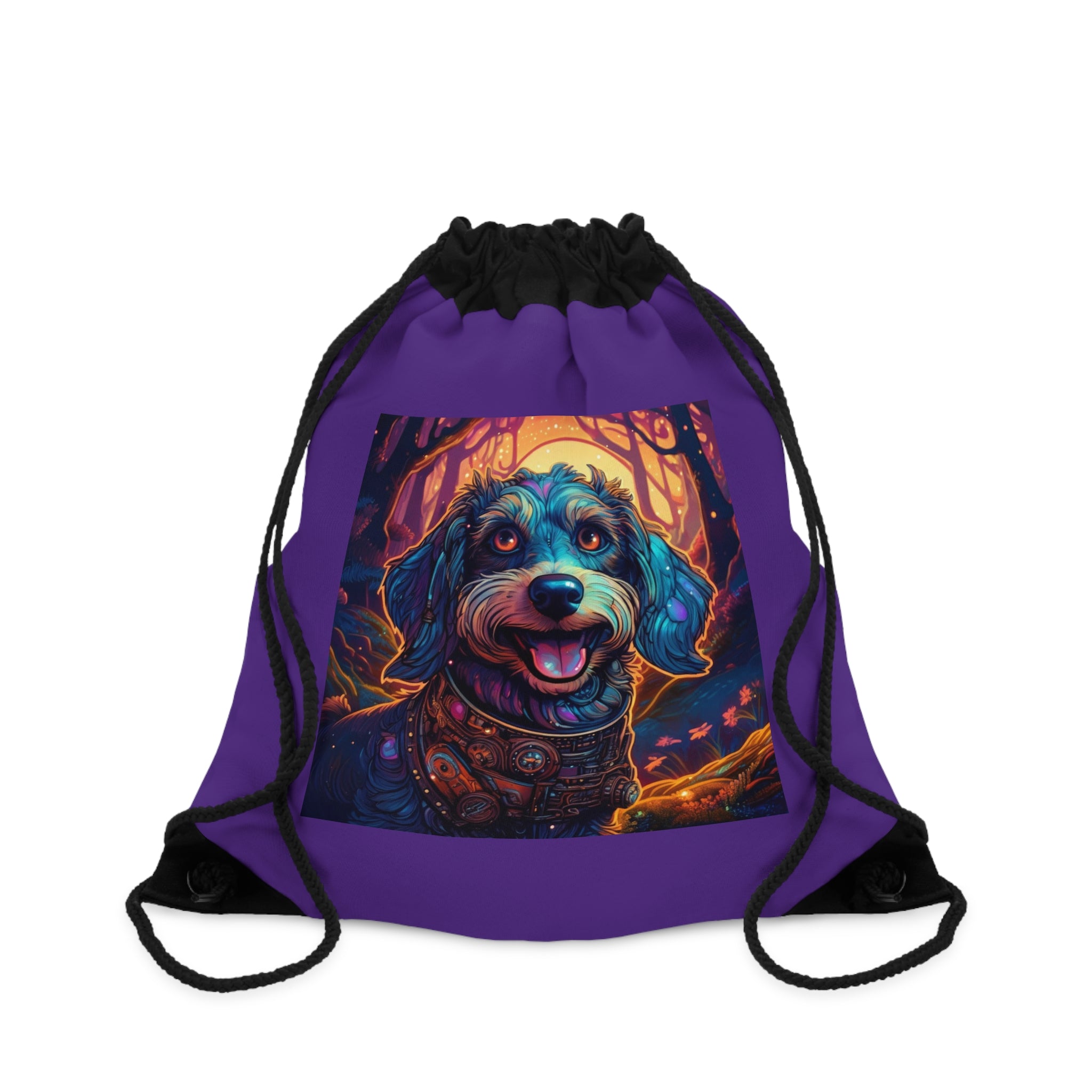 Dachshund Steampunk Drawstring Bag