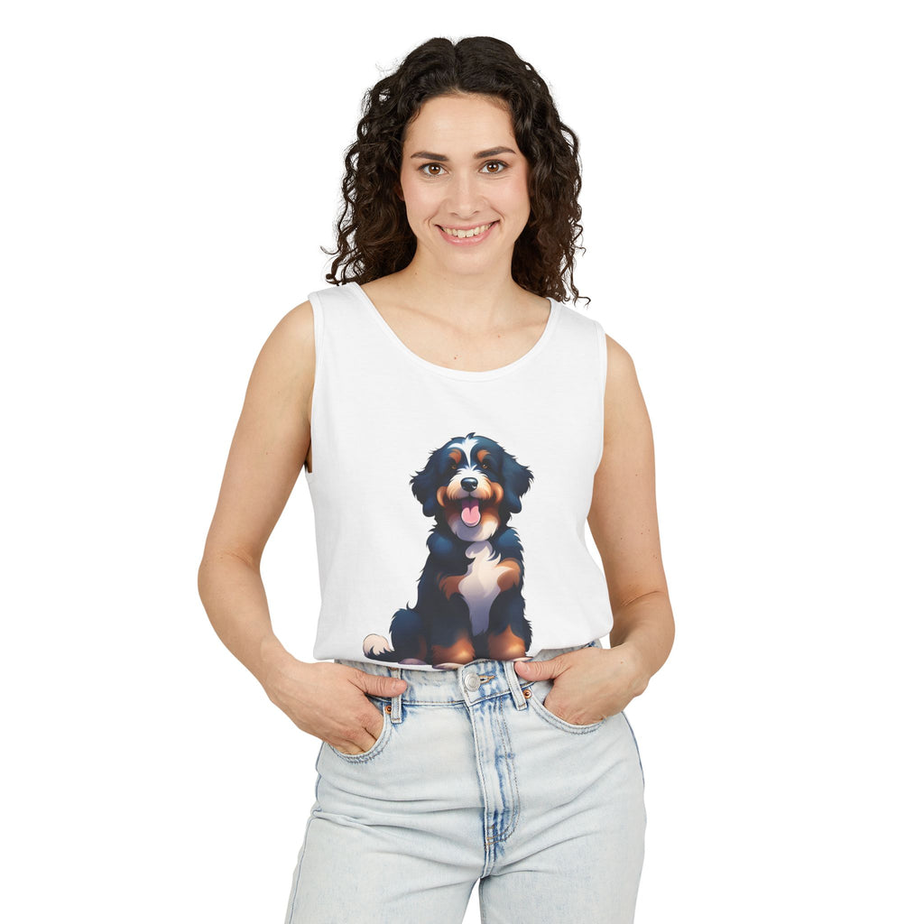 Bernedoodle Unisex Tank Top