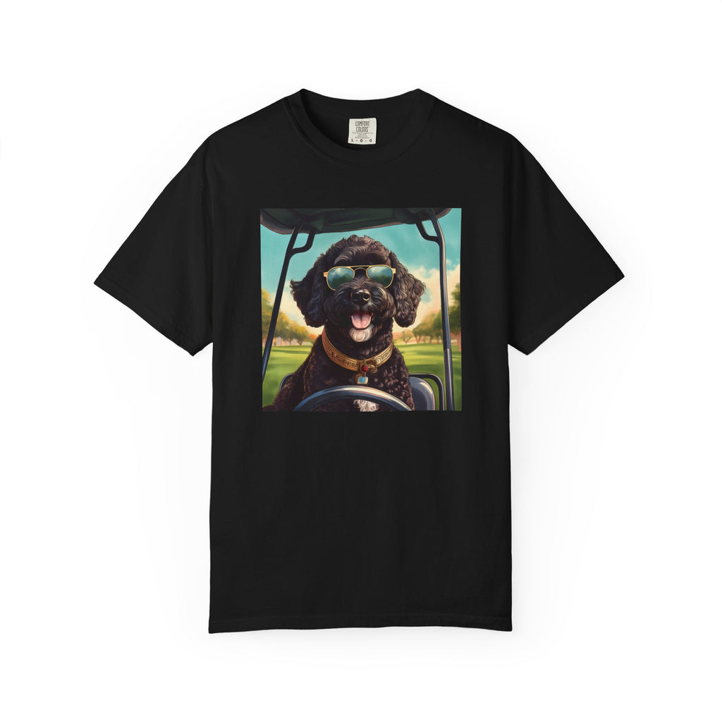 Doodle Golf Cart Unisex Garment-Dyed T-shirt