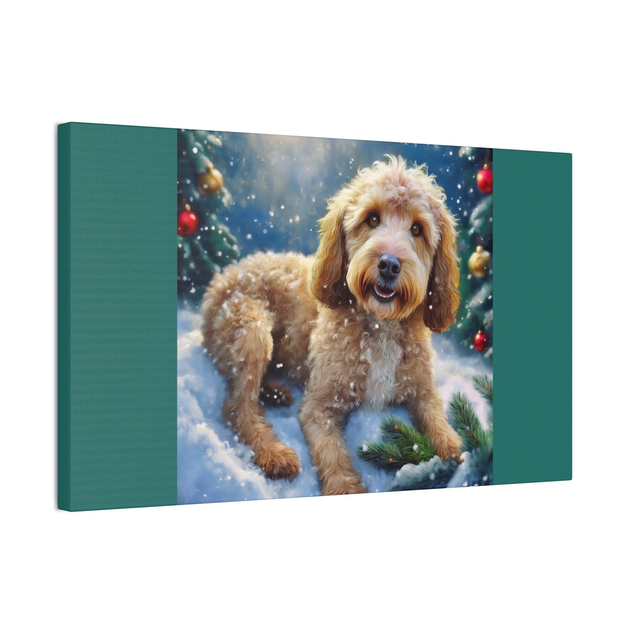 Doodle Holiday Canvas Painting