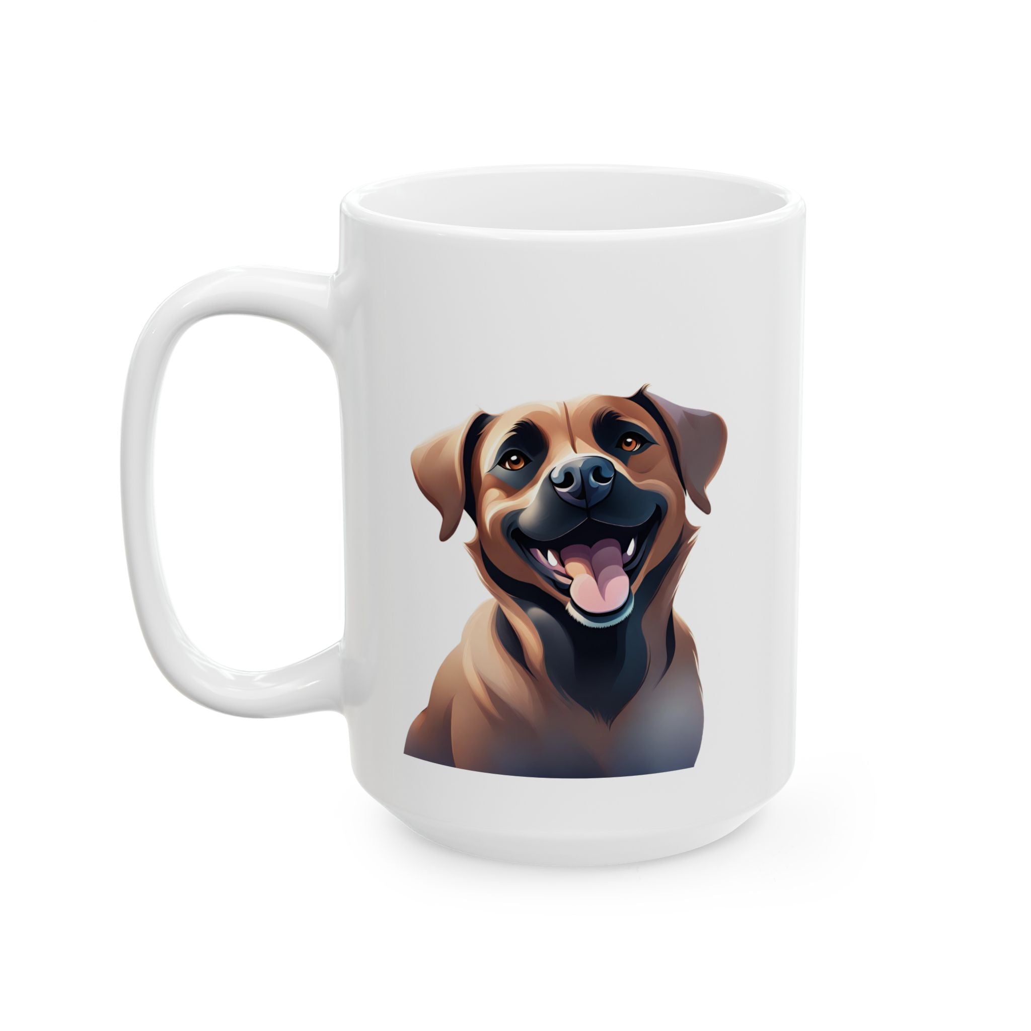 Black Mouth Cur Ceramic Mug, (11oz, 15oz)