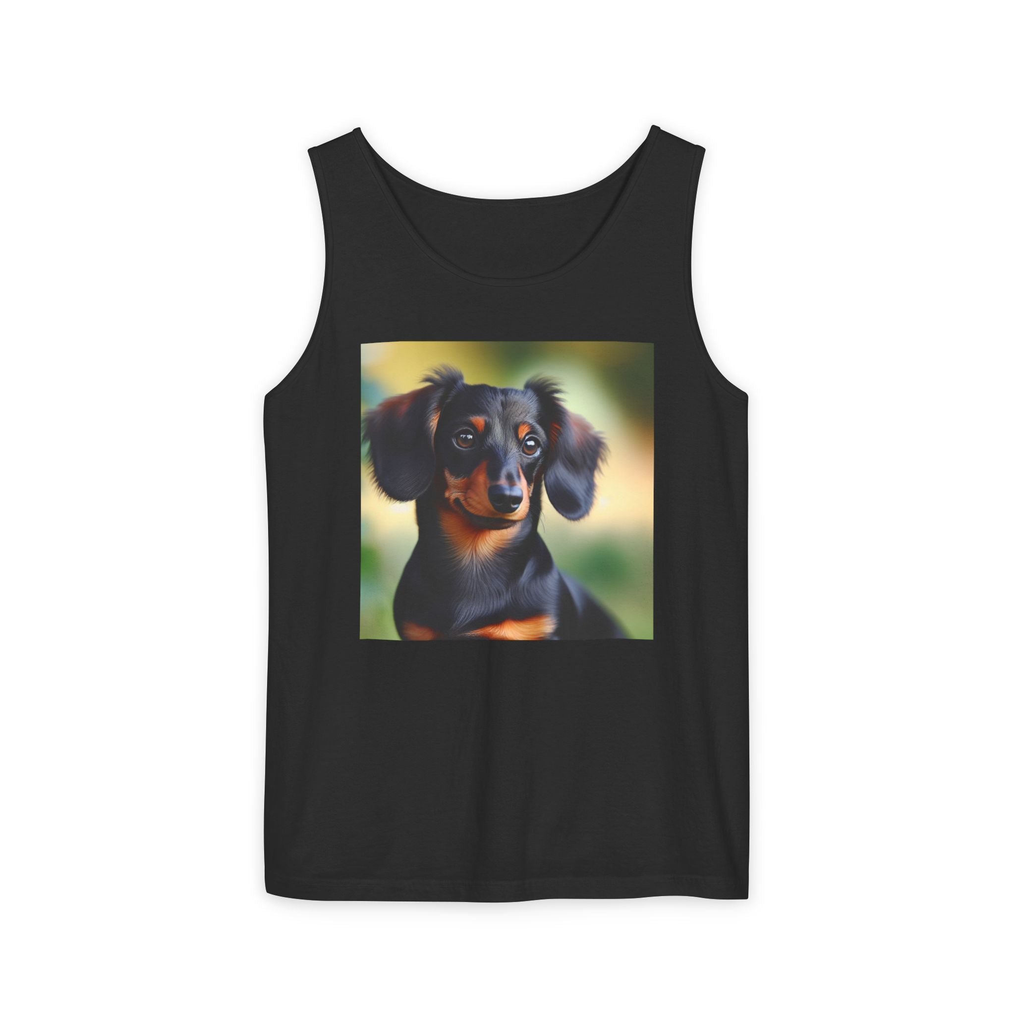 Black/Brown Dachshund Unisex Tank Top