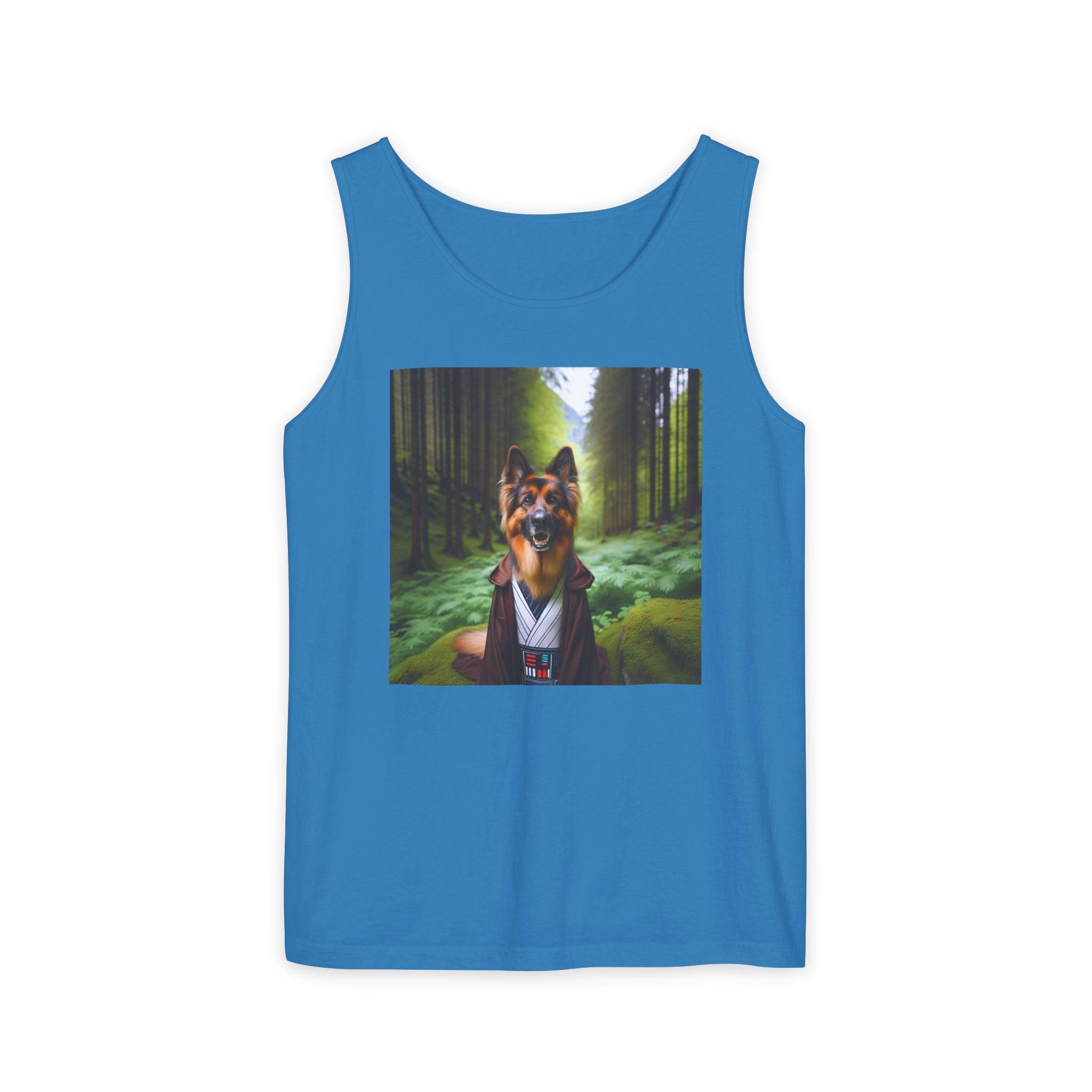 German Shepherd Forest Knight Unisex Tank Top