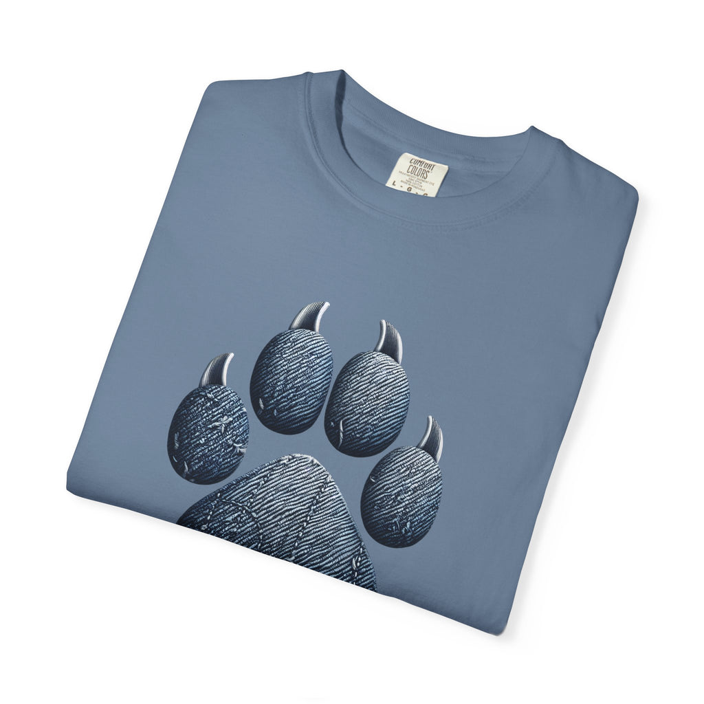 Denim Paw Unisex Garment-Dyed T-shirt