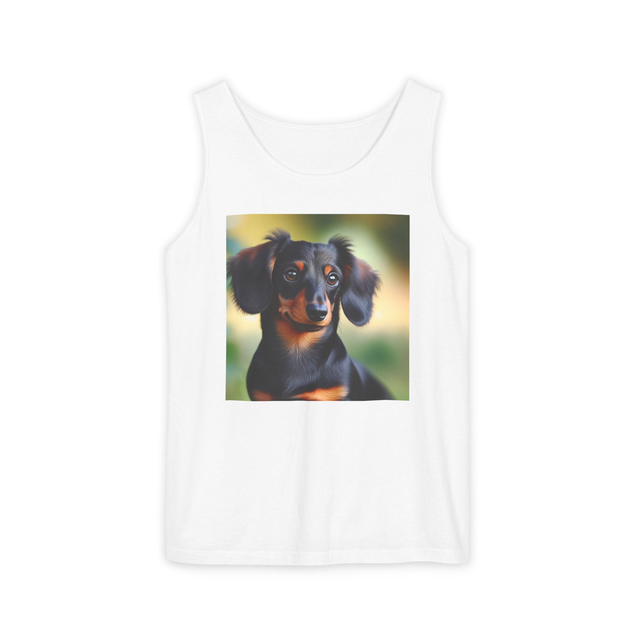 Black/Brown Dachshund Unisex Tank Top