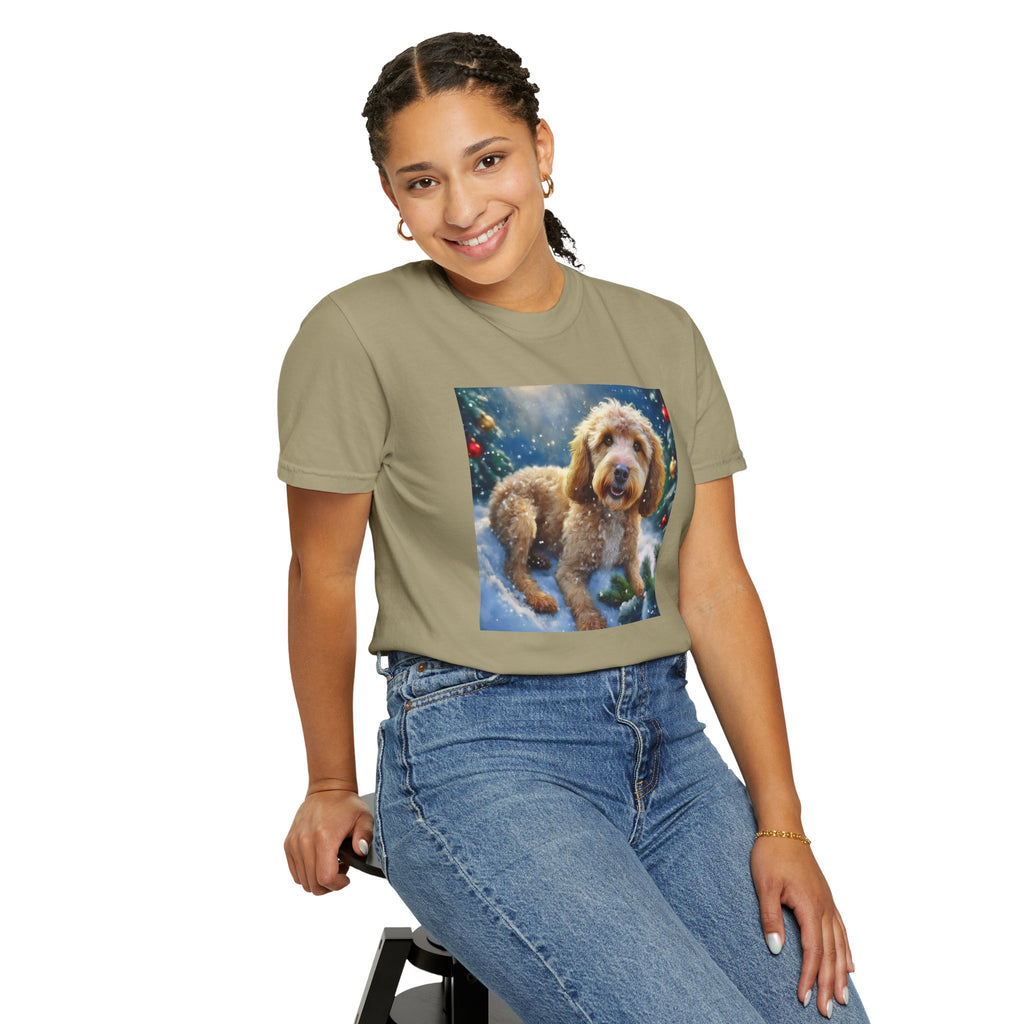Doodle Holiday Unisex Garment-Dyed T-shirt