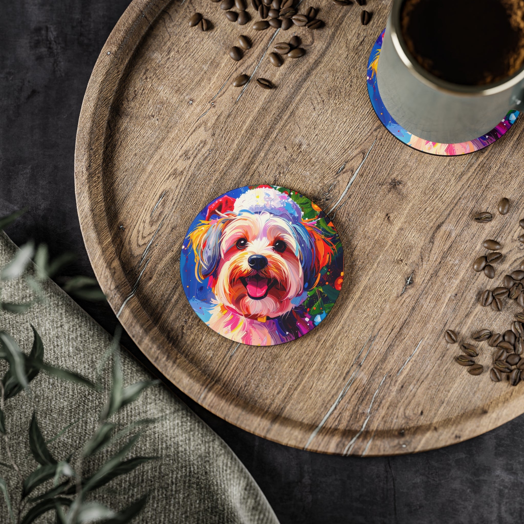 Yorkie Holiday II Coasters
