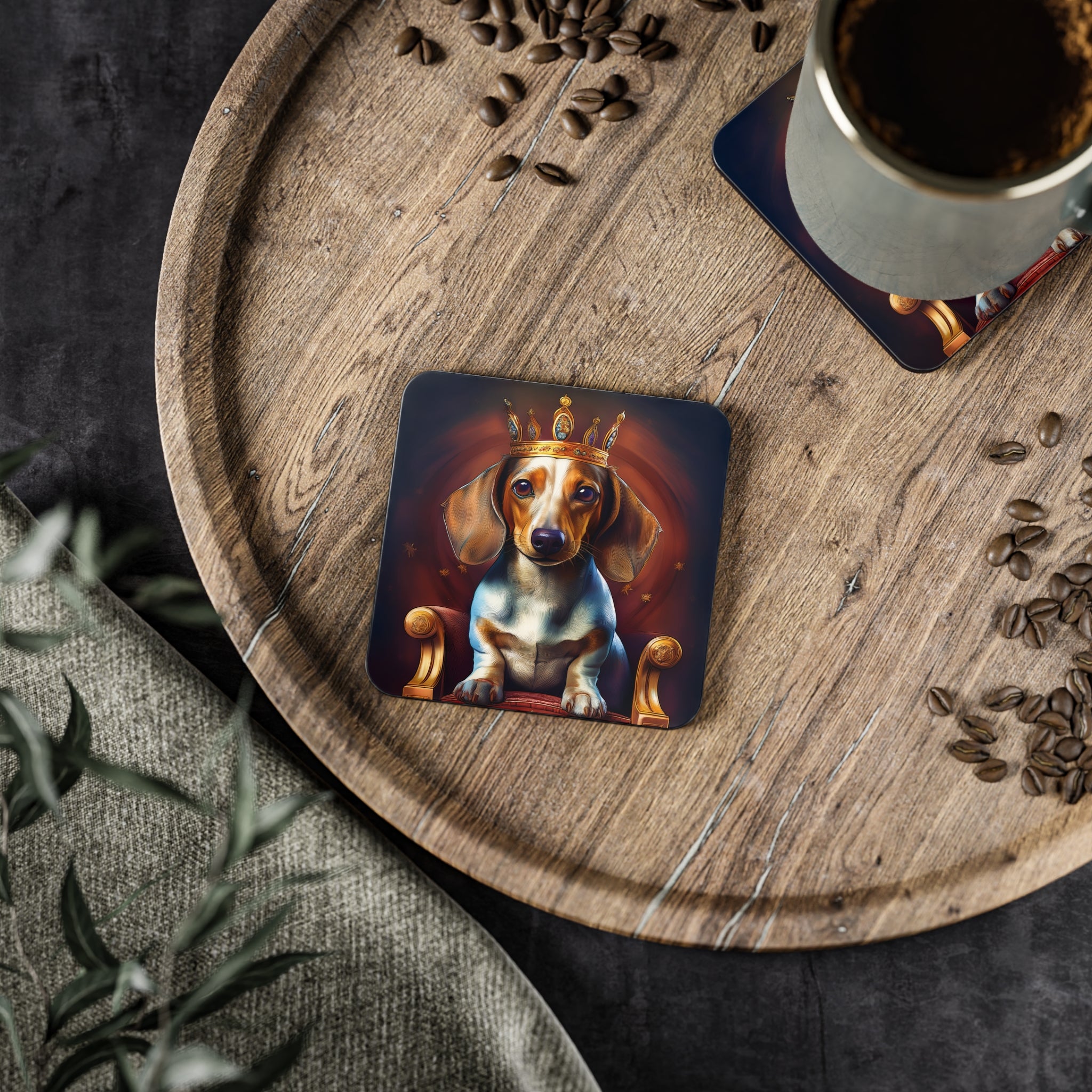 Dachshund Royal Coasters