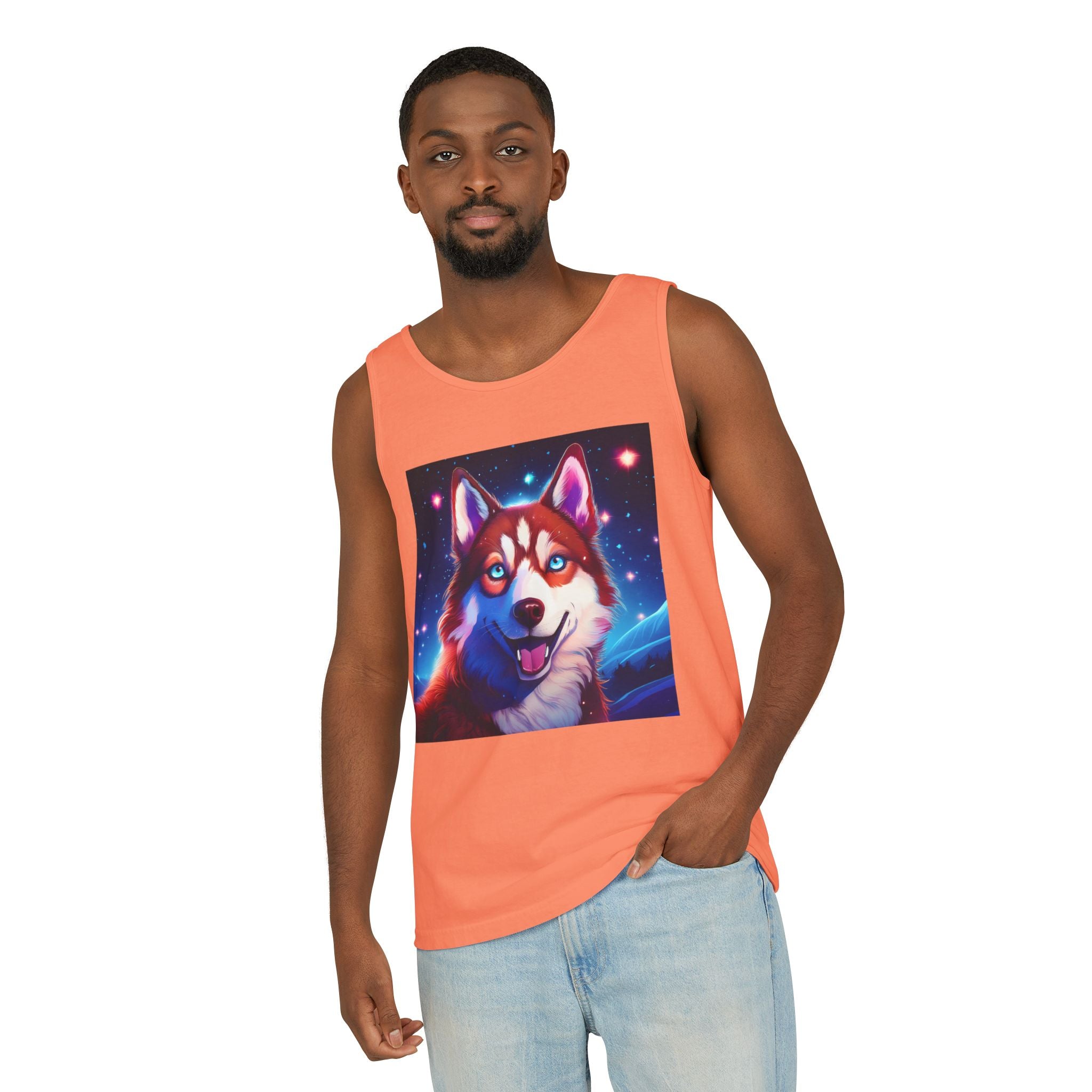 Eskimo Husky Unisex Tank Top