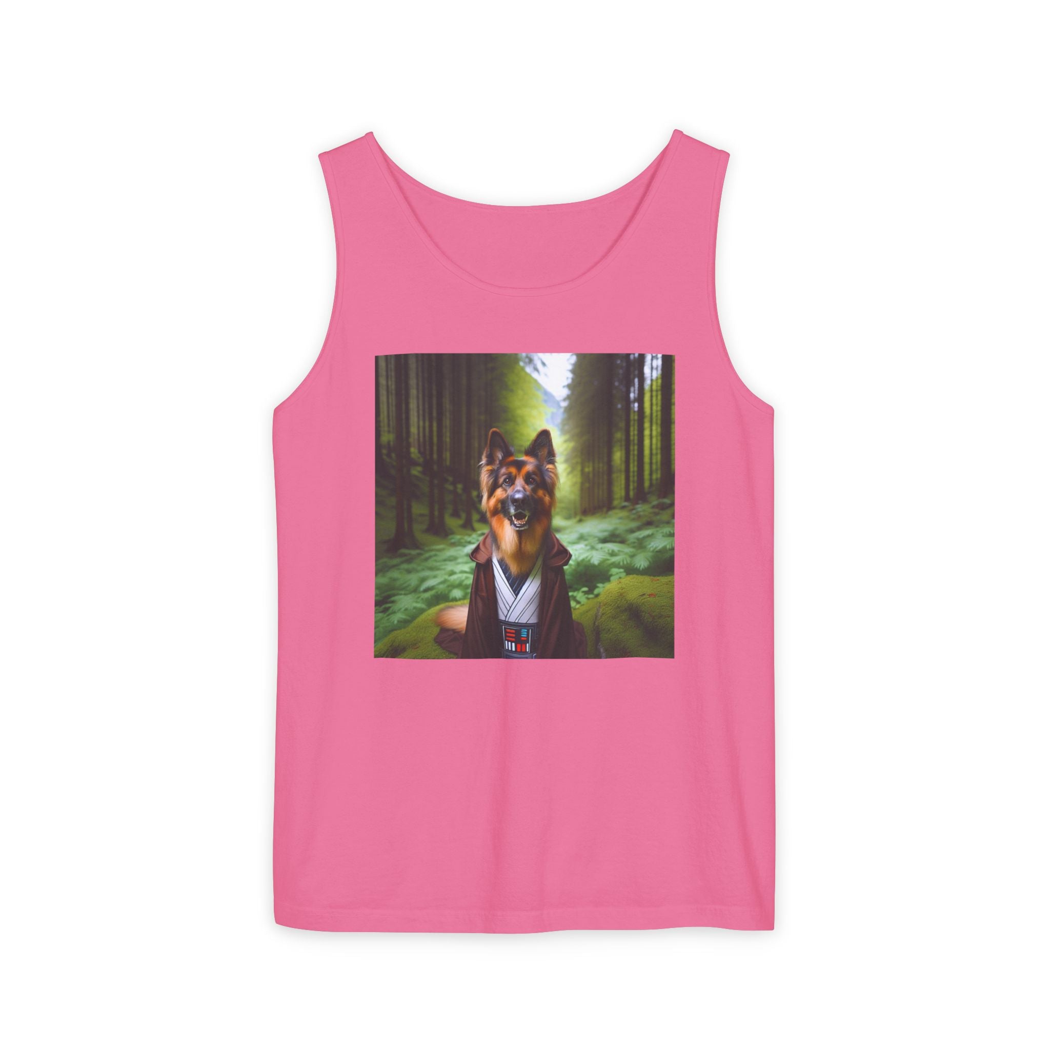 German Shepherd Forest Knight Unisex Tank Top