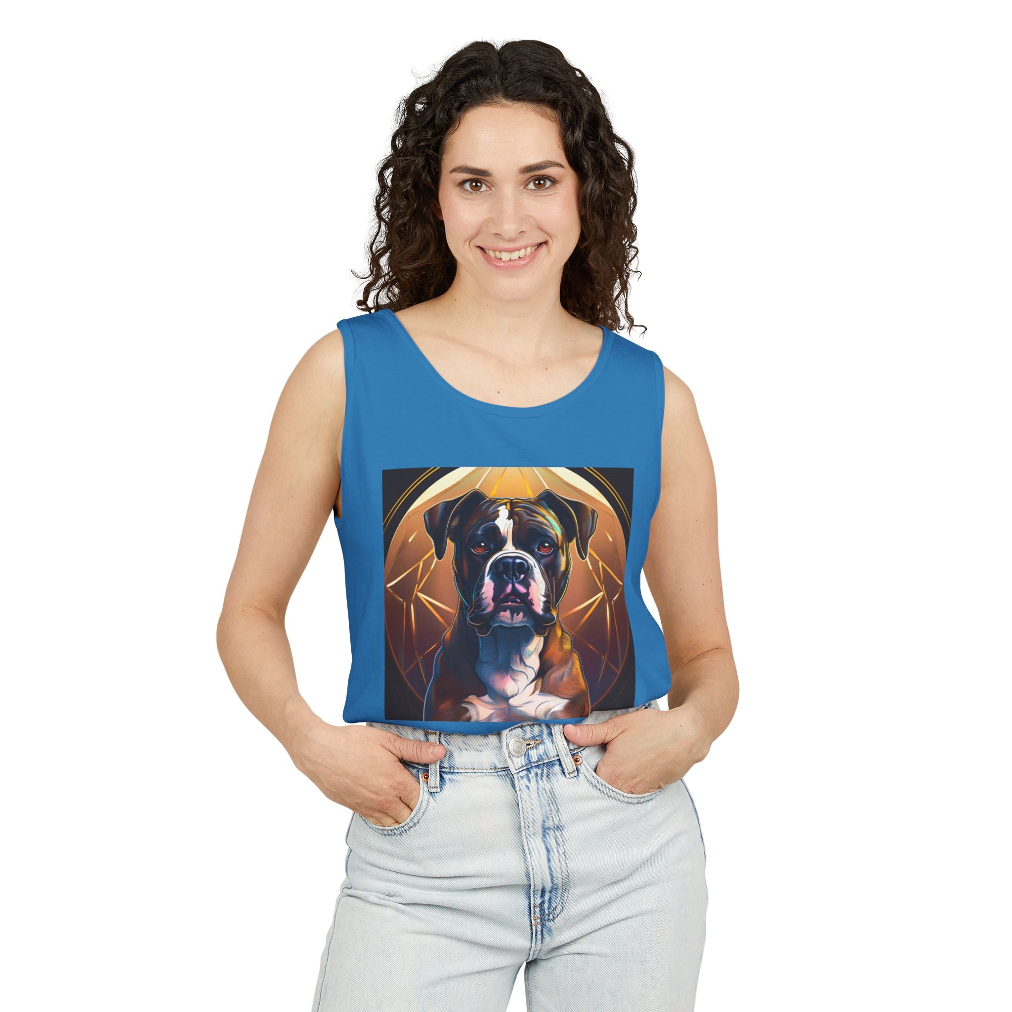 Brindle Gold Boxer Tank Top