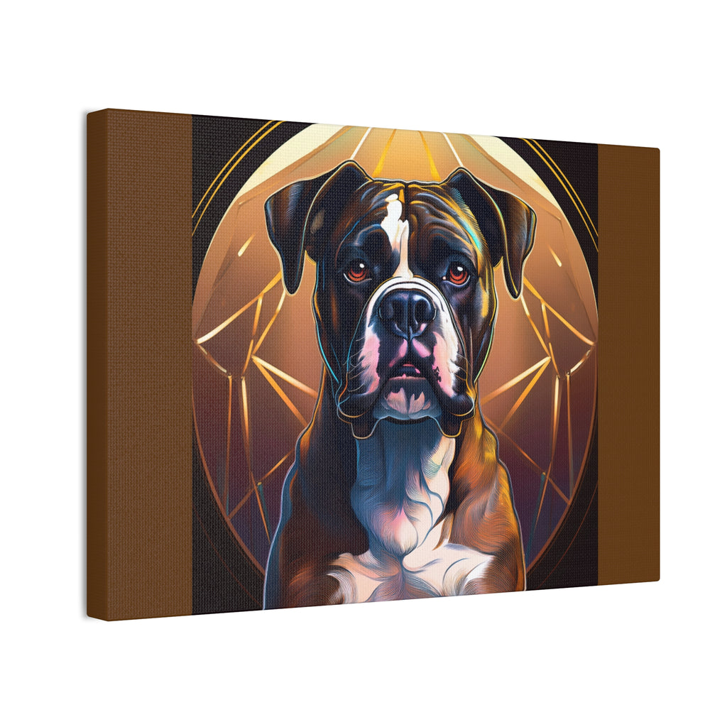 Brindle Gold Canvas Painting