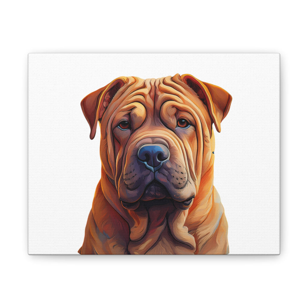 Shar Pei Stretched, 0.75"