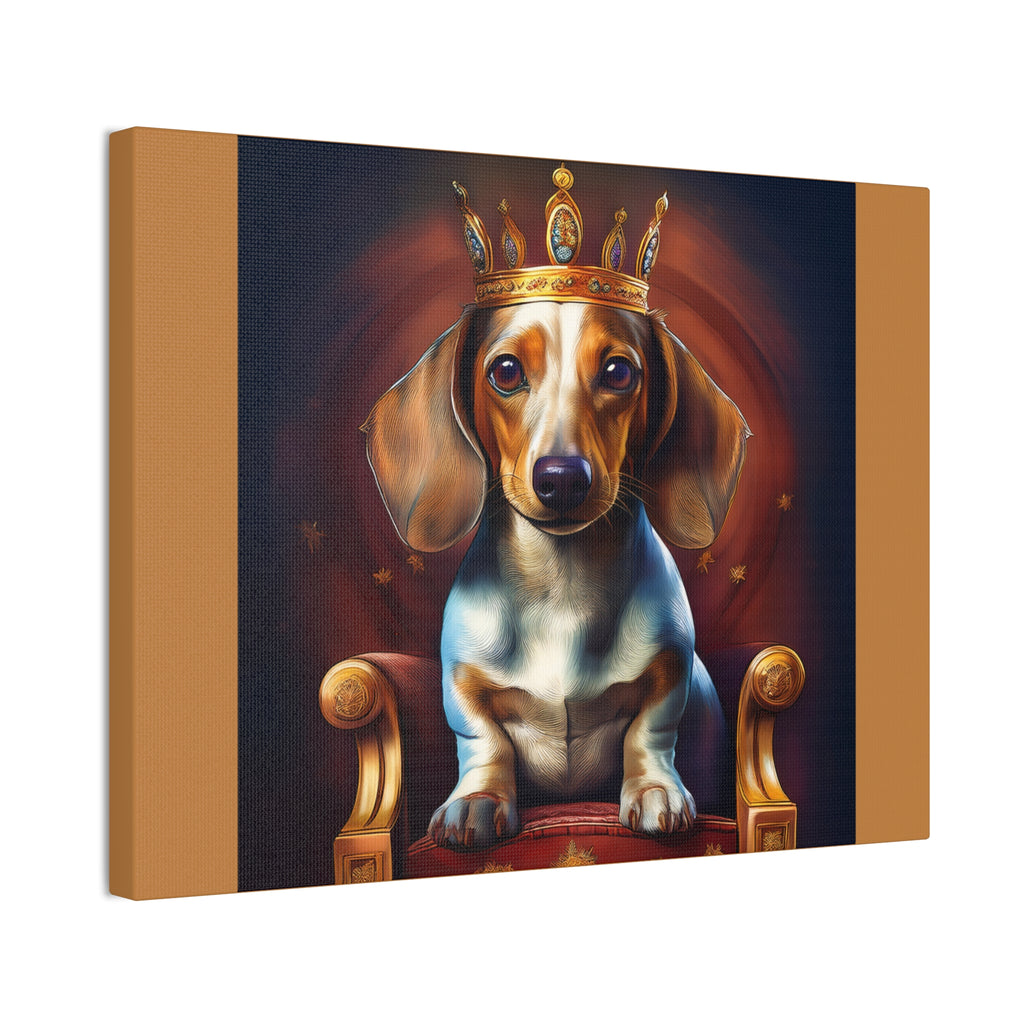 Dachshund Royal Canvas Painting