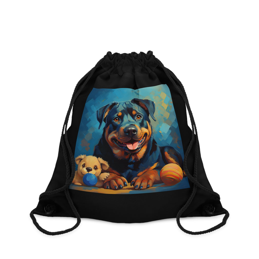 Rottweiler Drawstring Bag