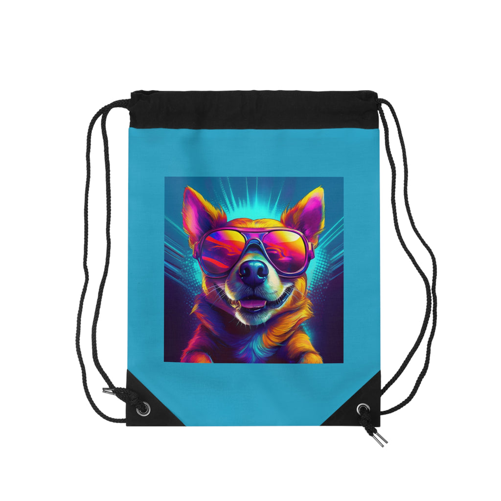 Chihuahua Cool Sunglasses Drawstring Bag