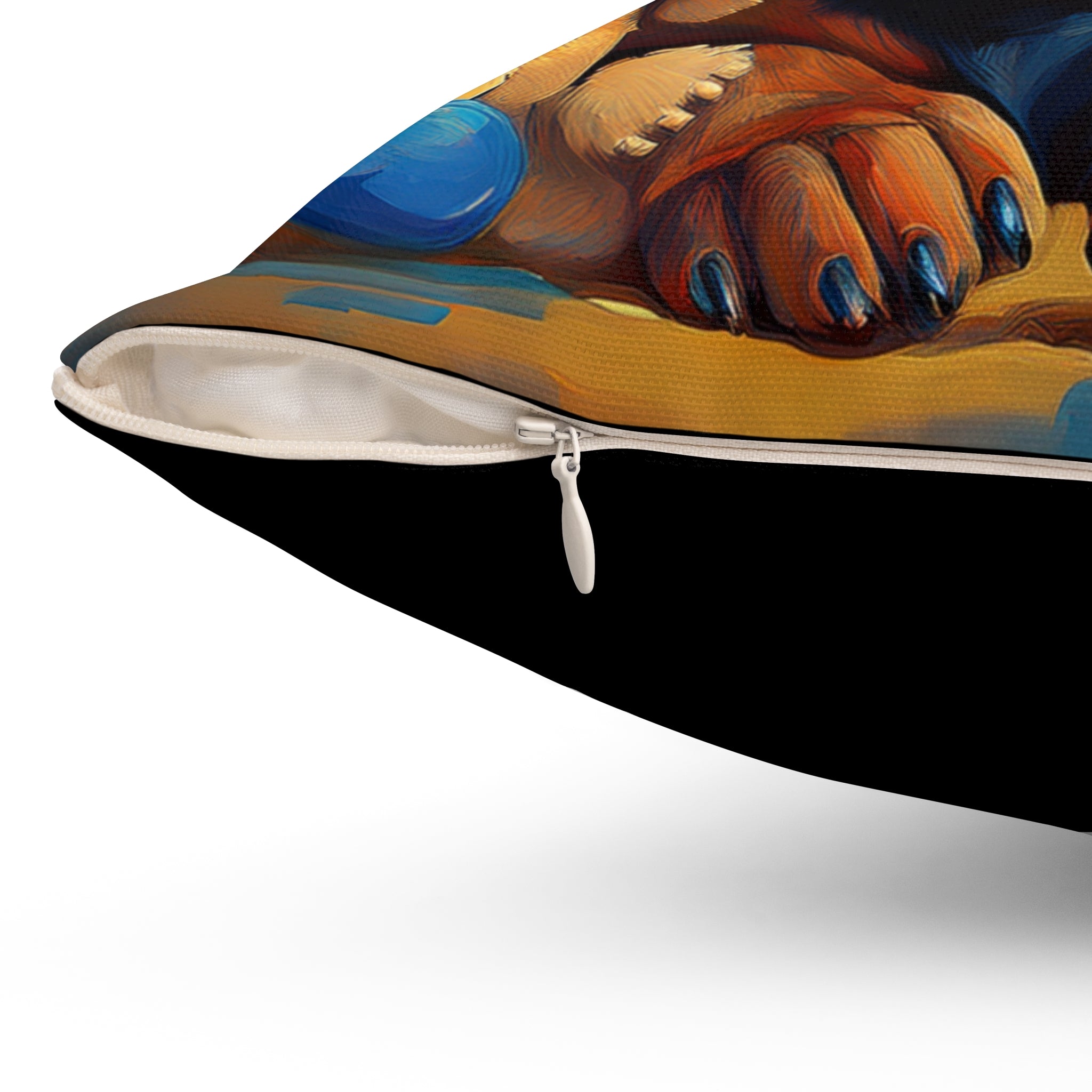 Rottweiler Polyester Square Pillow