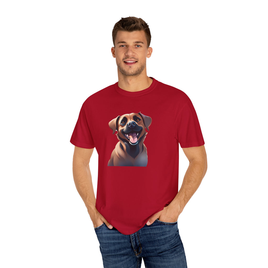 Black Mouth Cur Garment-Dyed T-shirt
