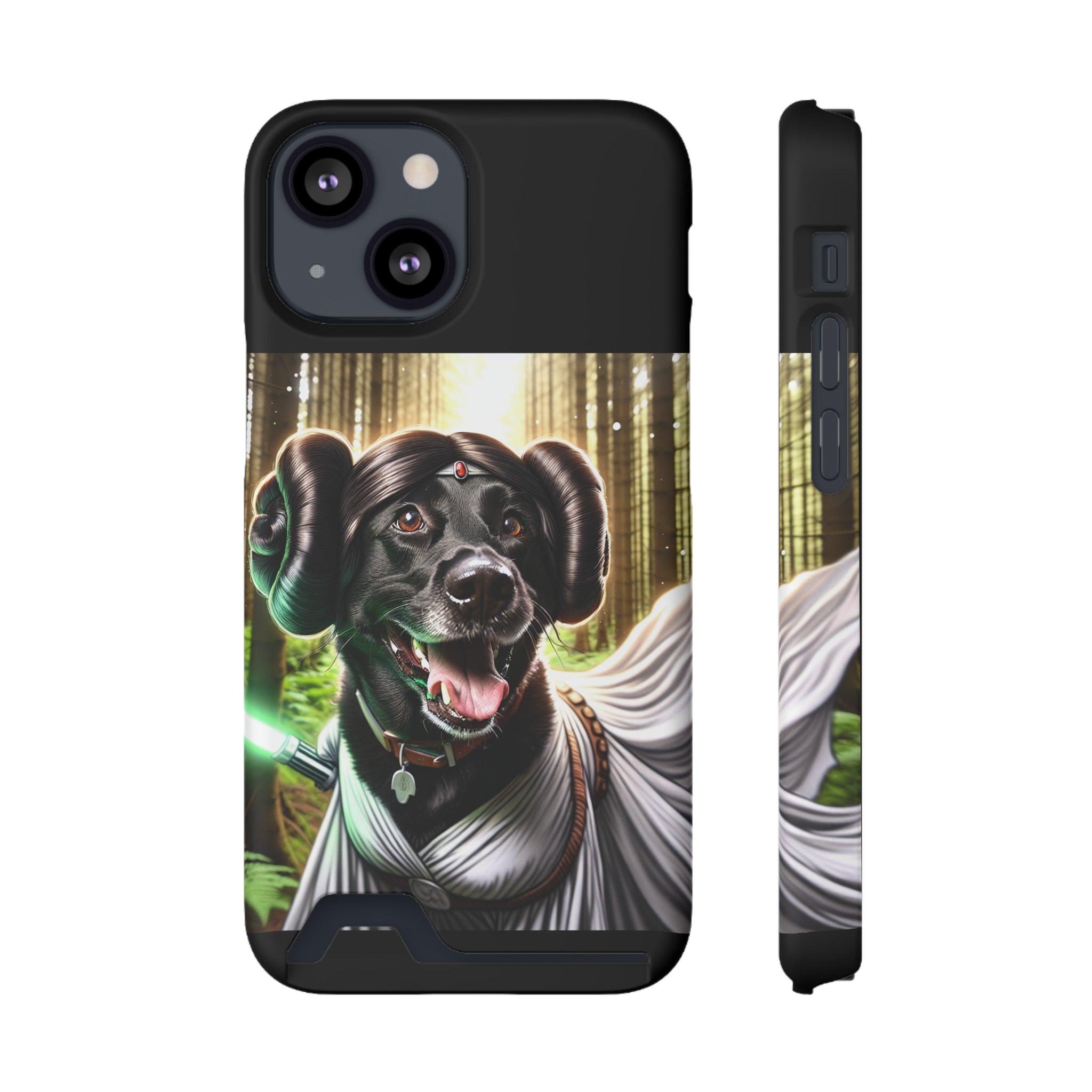 Galaxy Princess Phone Case with Card Holder