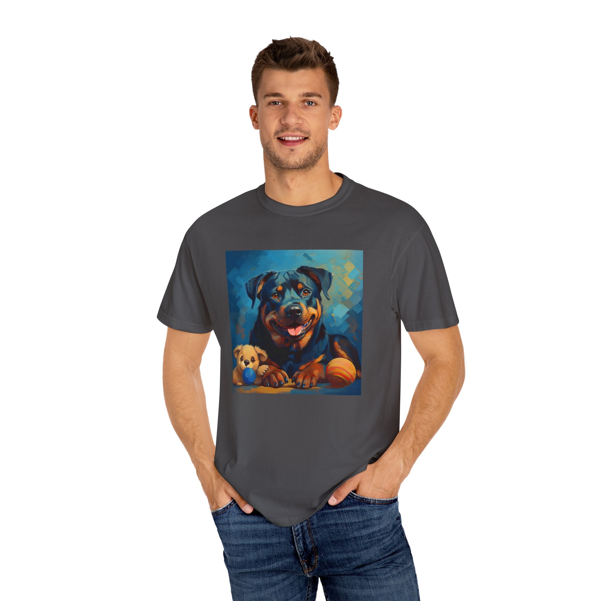 Rottweiler Unisex Garment-Dyed T-shirt