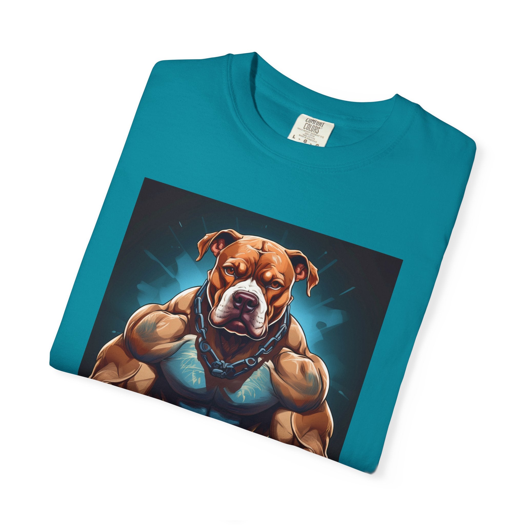 Pitbull Body Builder Unisex Garment-Dyed T-shirt