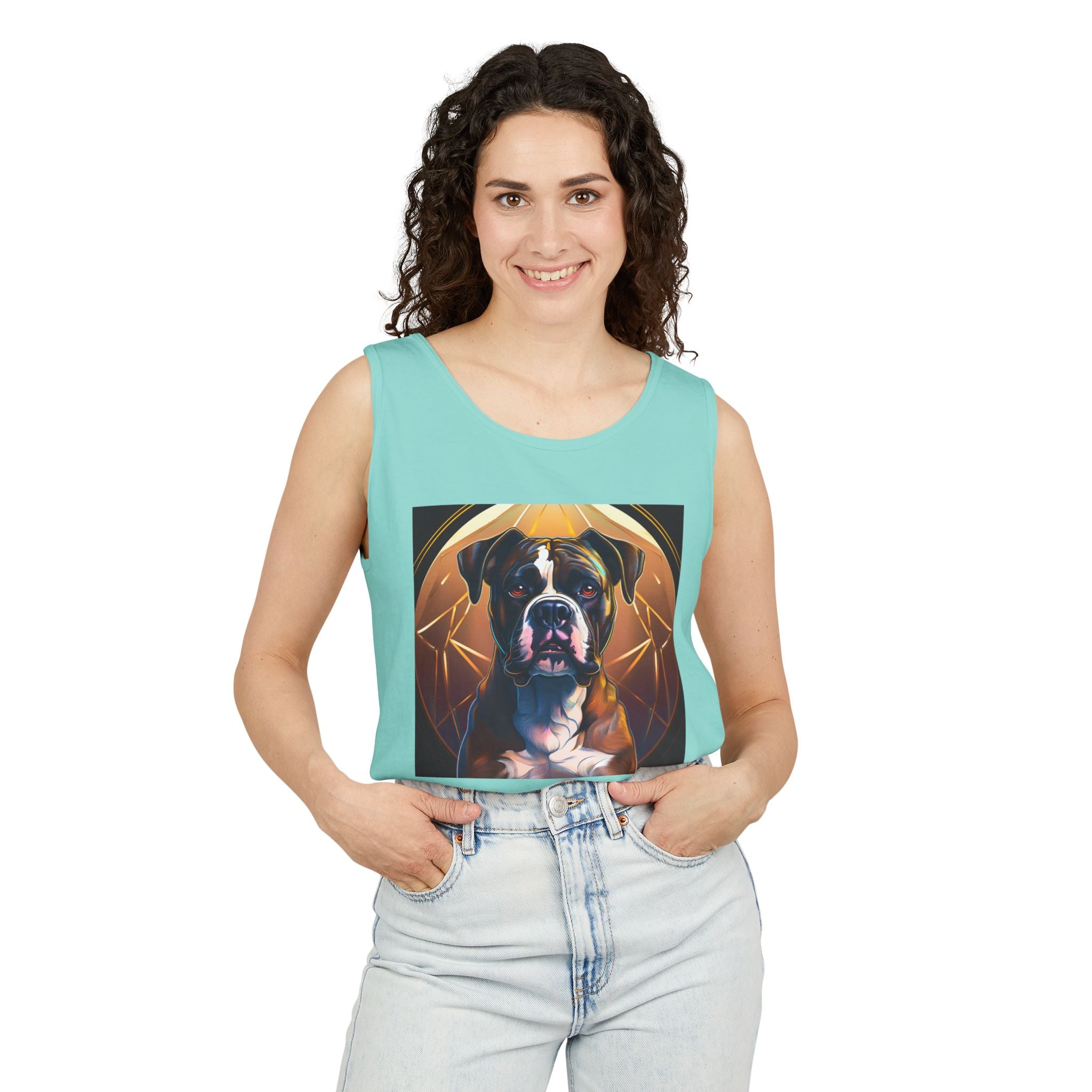 Brindle Gold Boxer Tank Top