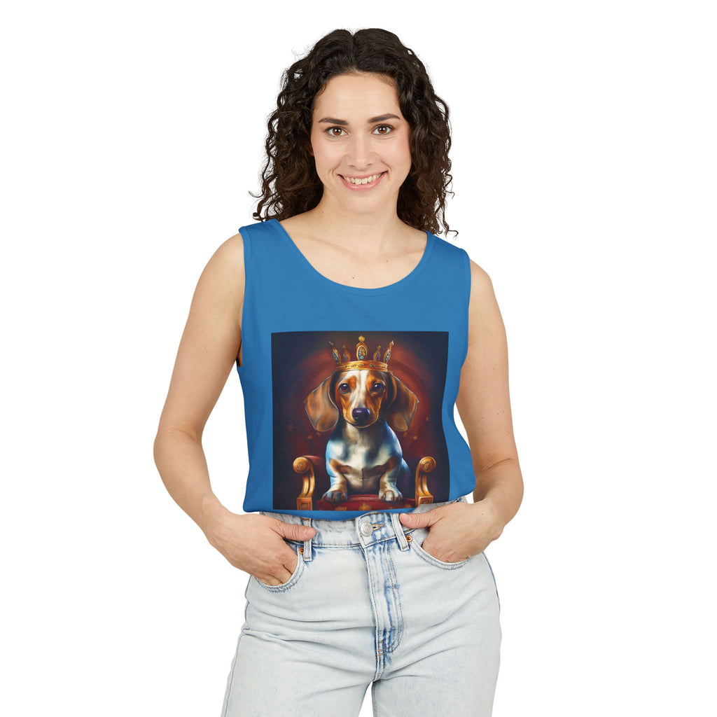 Dachshund Royal Unisex Tank Top