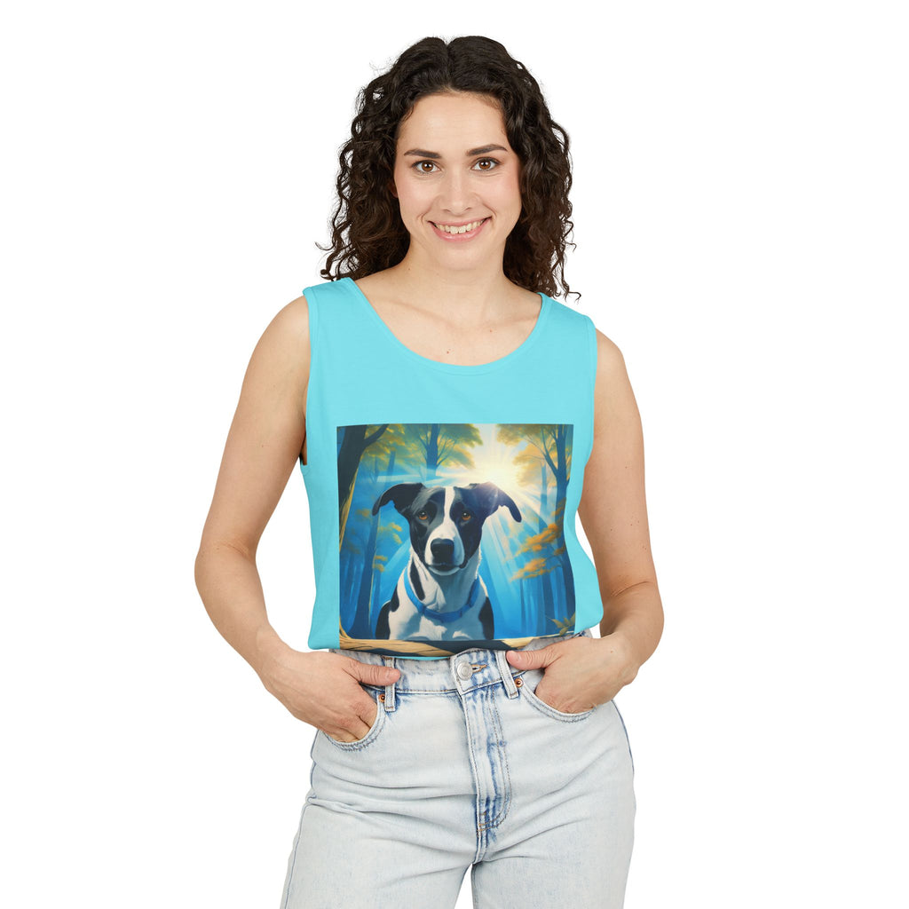 Coonhound Forest Unisex Tank Top