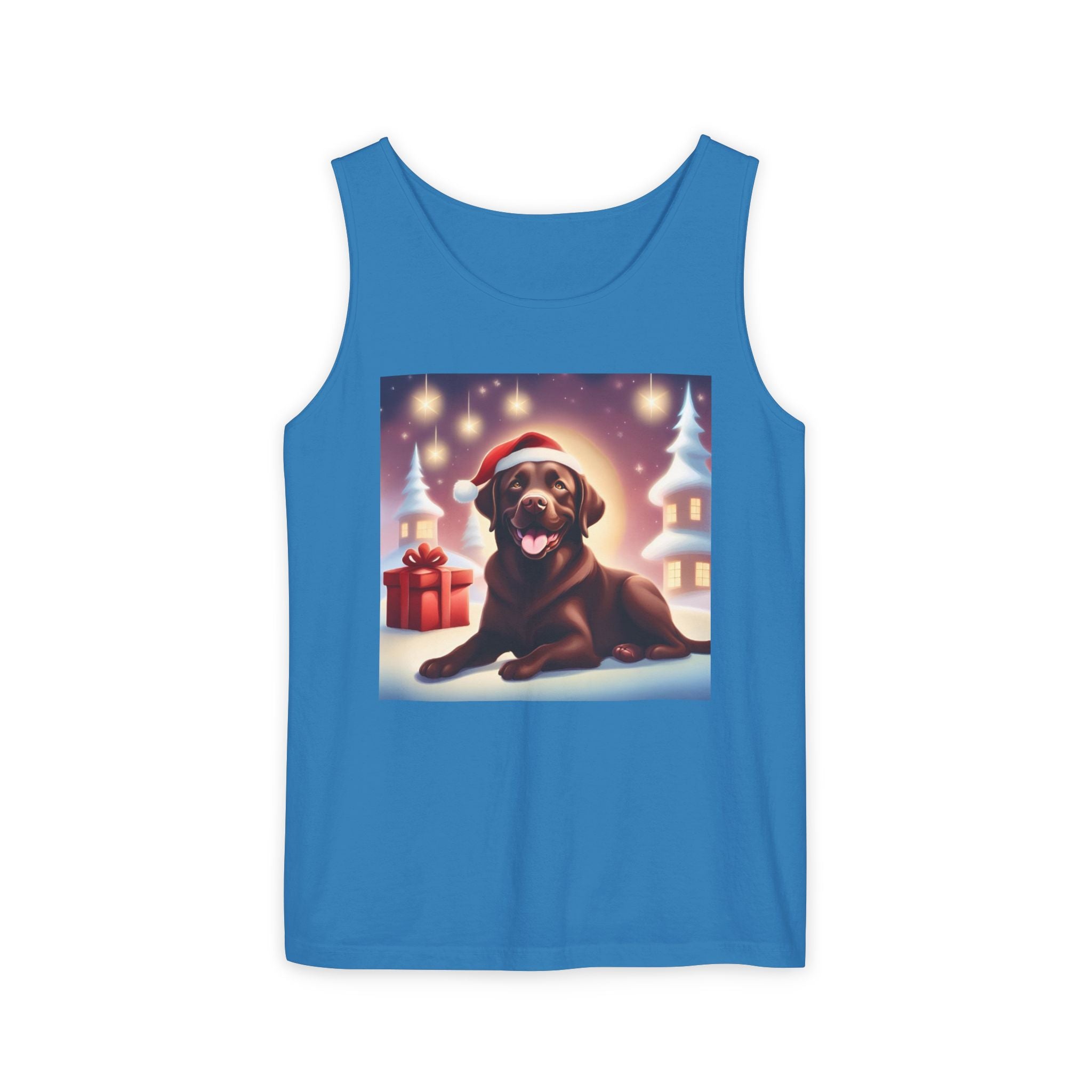 Chocolate Lab Holiday Unisex Tank Top