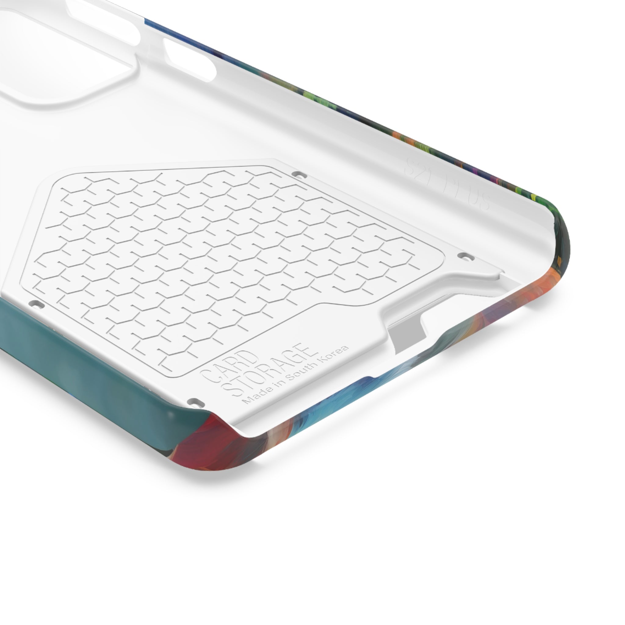 Boxer Rainbow Sky Phone Case with Card Holder
