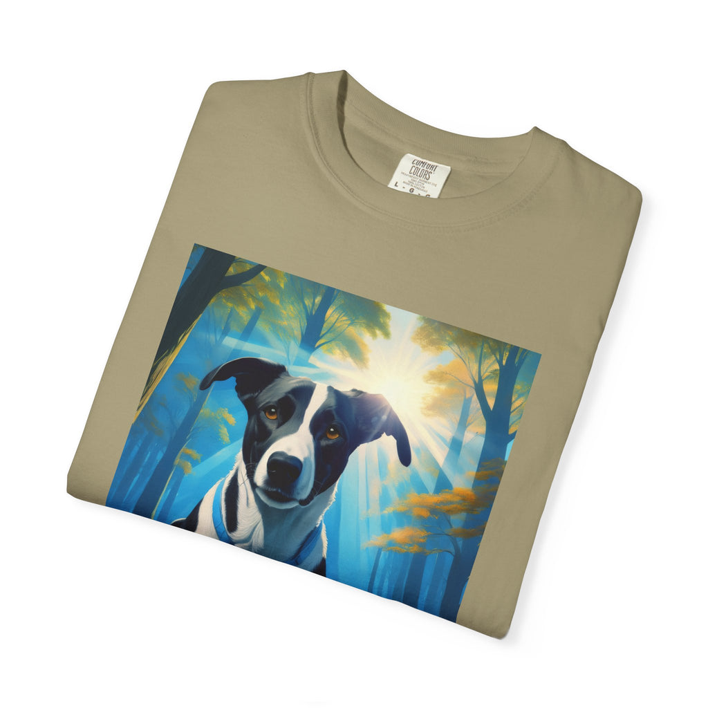 Coonhound Forest Unisex Garment-Dyed T-shirt